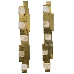 Modernist Pair of Sconces