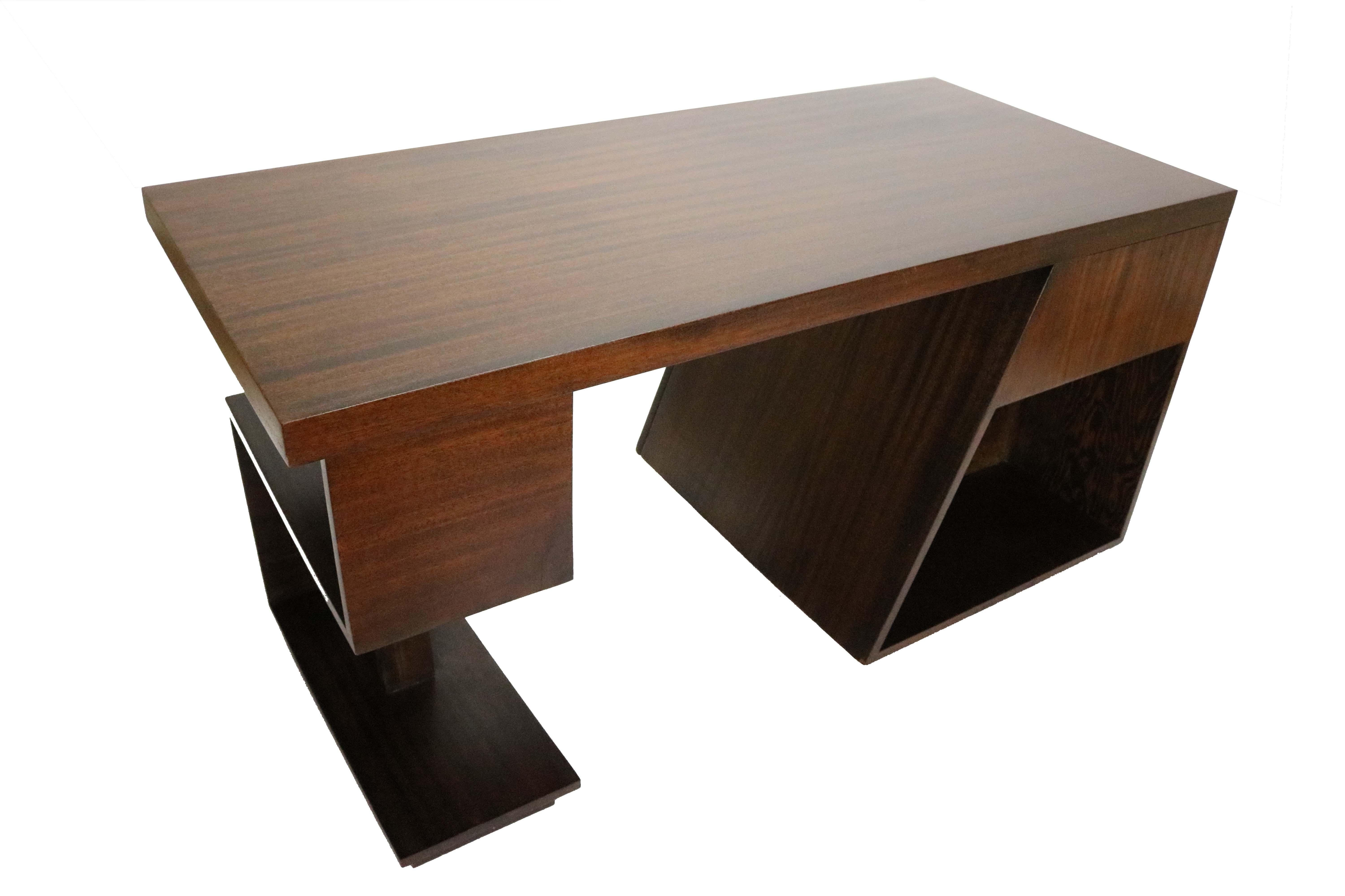 Mid-20th Century Modernist Partners Desk by Maximillian for Karp Furniture Paul Frankl Style