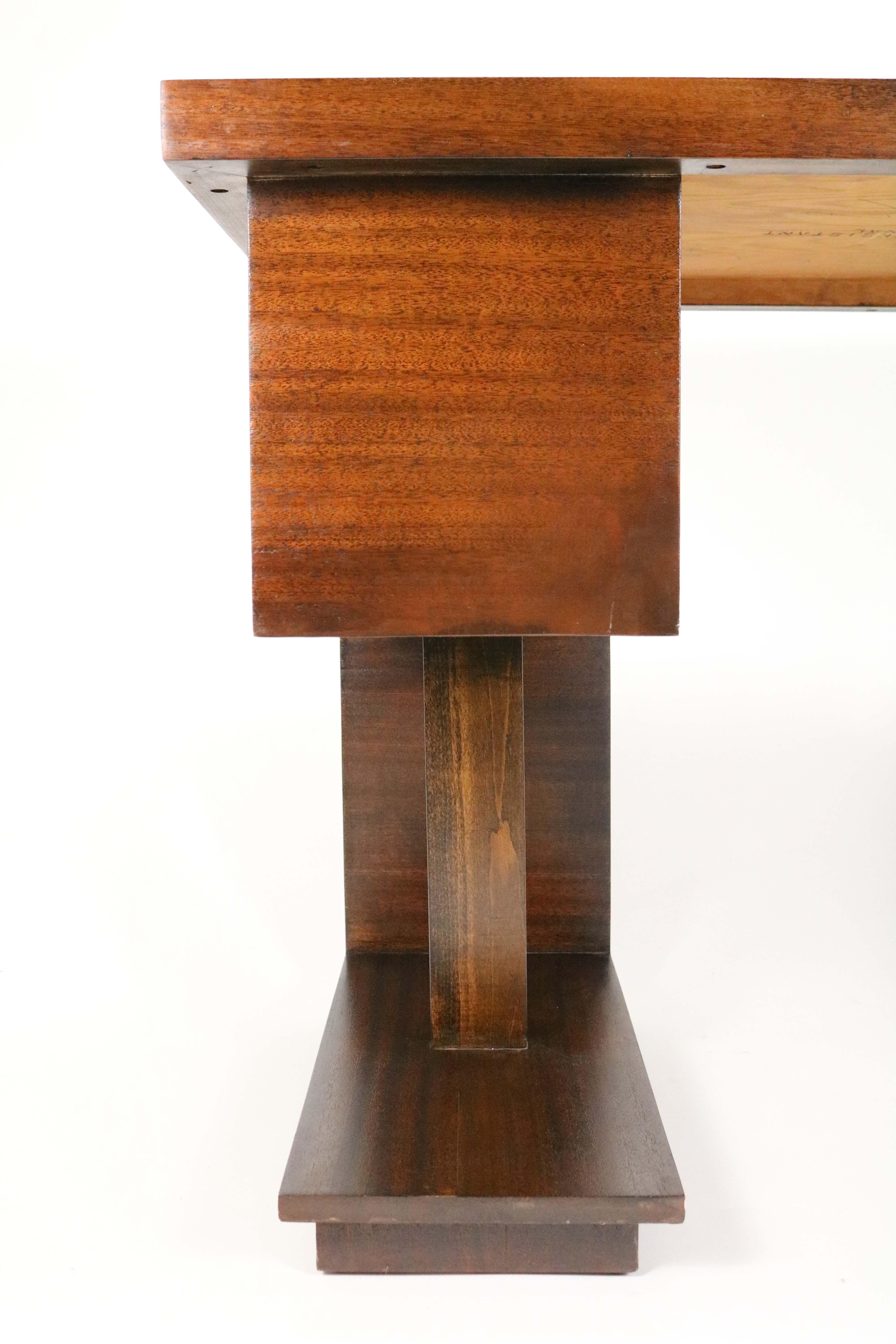 Modernist Partners Desk by Maximillian for Karp Furniture Paul Frankl Style 1
