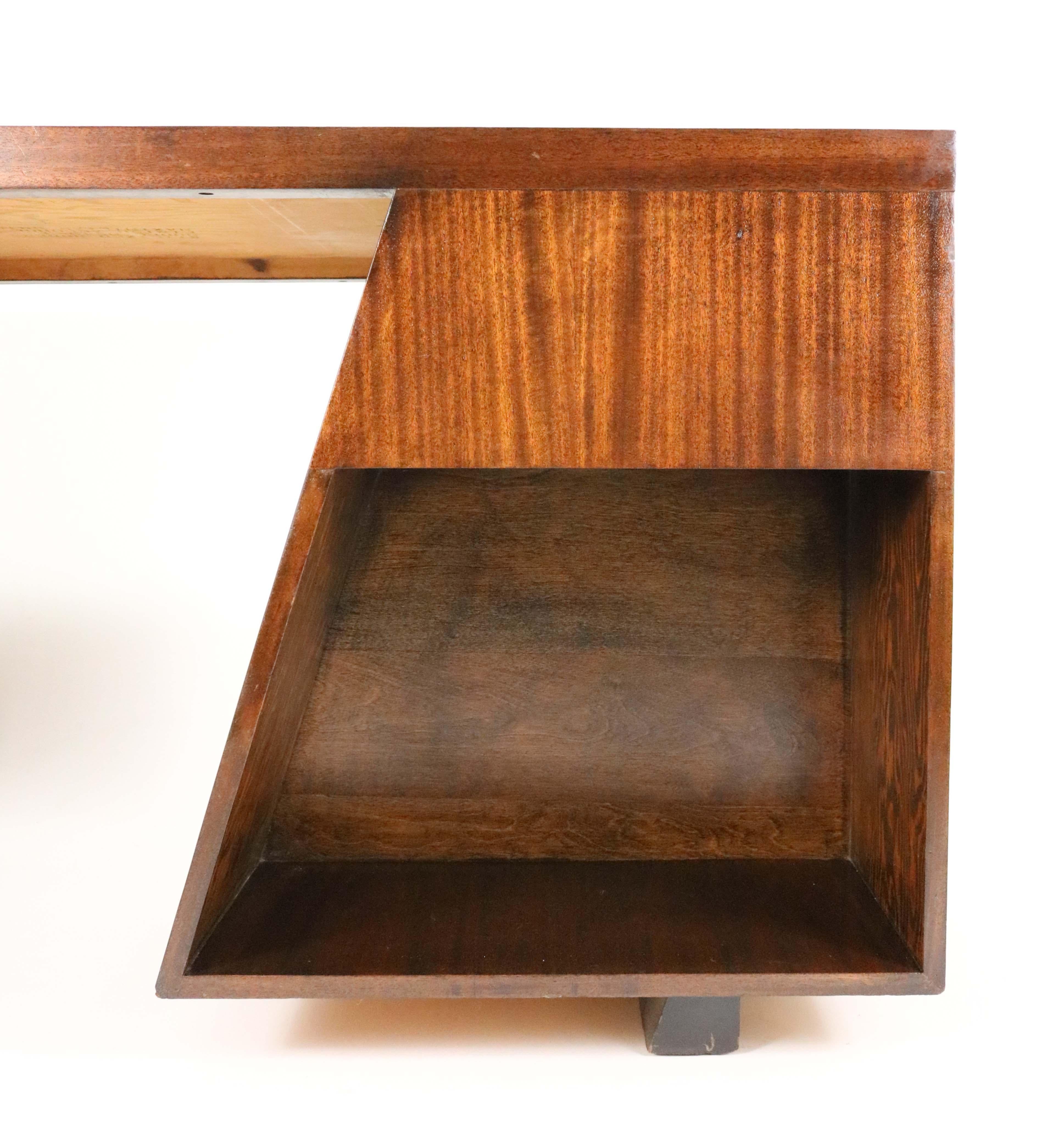 Modernist Partners Desk by Maximillian for Karp Furniture Paul Frankl Style 2