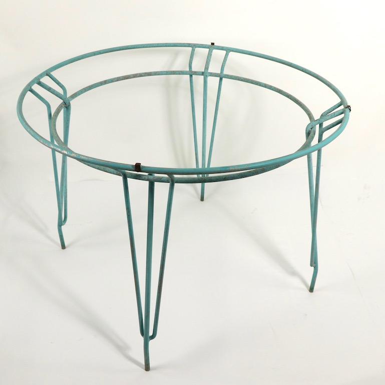 American Modernist Patio Garden Table