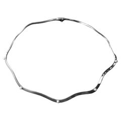 Perlenkette & Tiara, Einzigartig, Silber, Modernistische Perlenkette