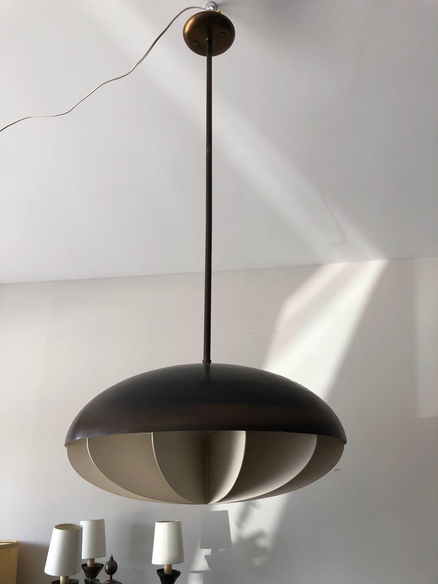 Modernist Pendant Bronze Finish For Sale 1