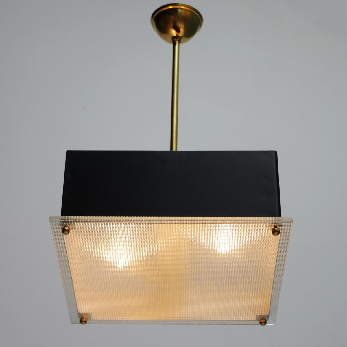 Mid-Century Modern Modernist Pendant by Maison Arlus, France