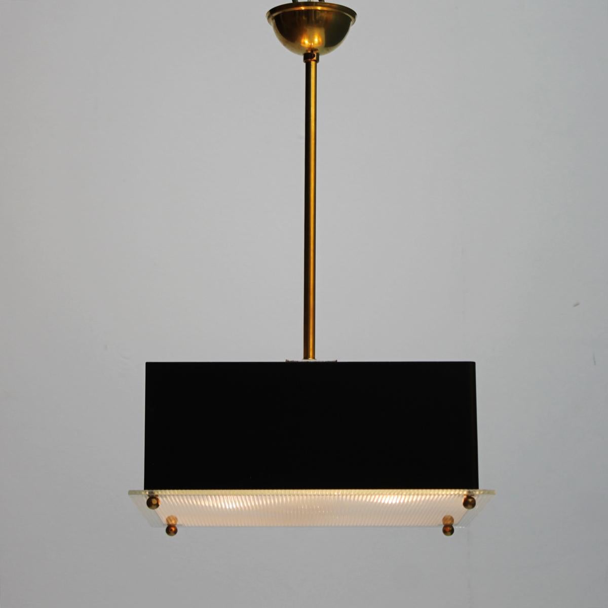 French Modernist Pendant by Maison Arlus, France