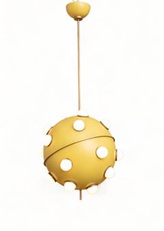 Modernist Pendant Chandelier by Oscar Torlasco, Italy 1960's