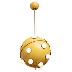 Modernist Pendant Chandelier by Oscar Torlasco, Italy 1960
s