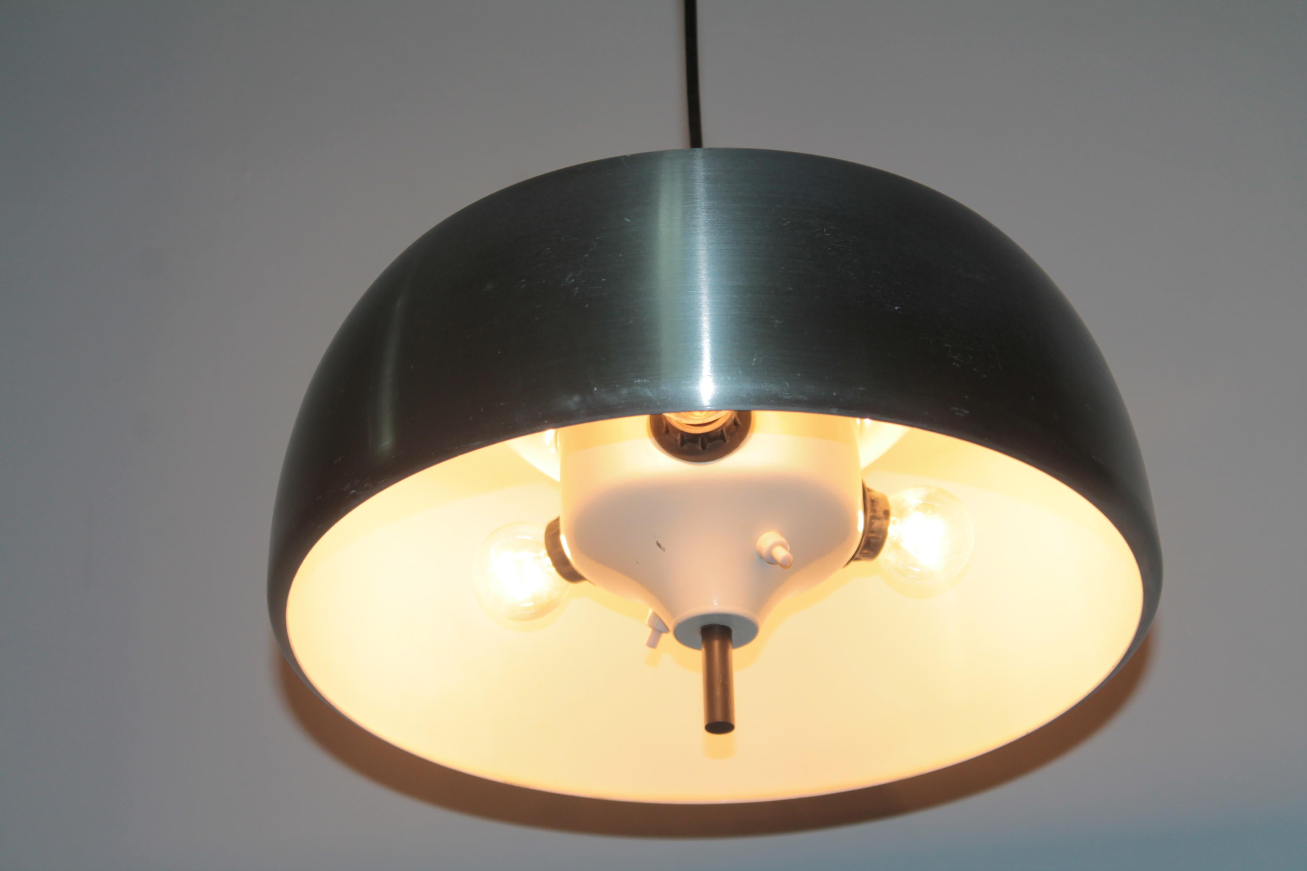 Modernist Pendant lamp Lumi Milano Design Oscar Torlasco 1960s For Sale 3