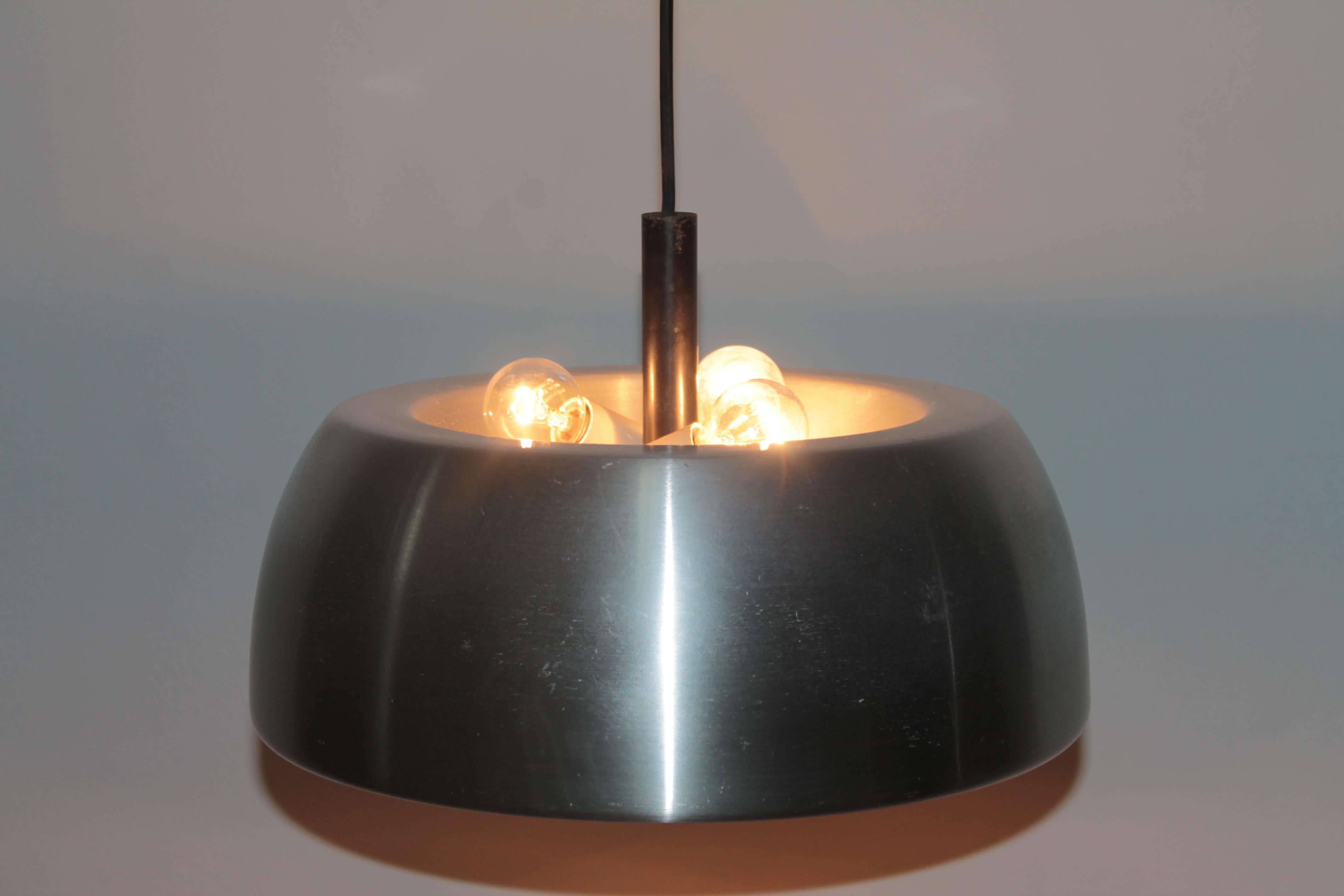 Modernist Pendant lamp Lumi Milano Design Oscar Torlasco 1960s For Sale 4