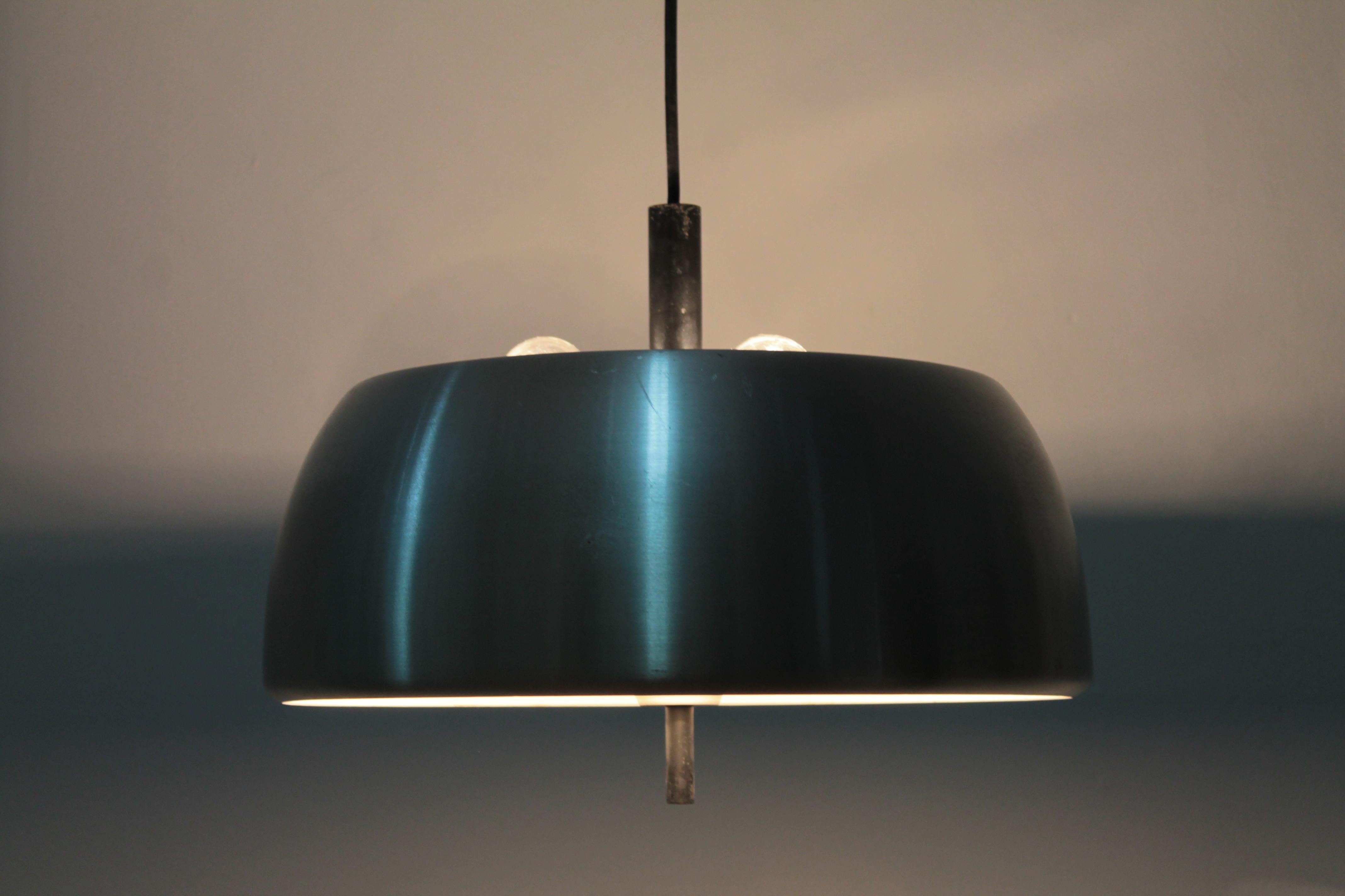 Modernist Pendant lamp Lumi Milano Design Oscar Torlasco 1960s For Sale 1