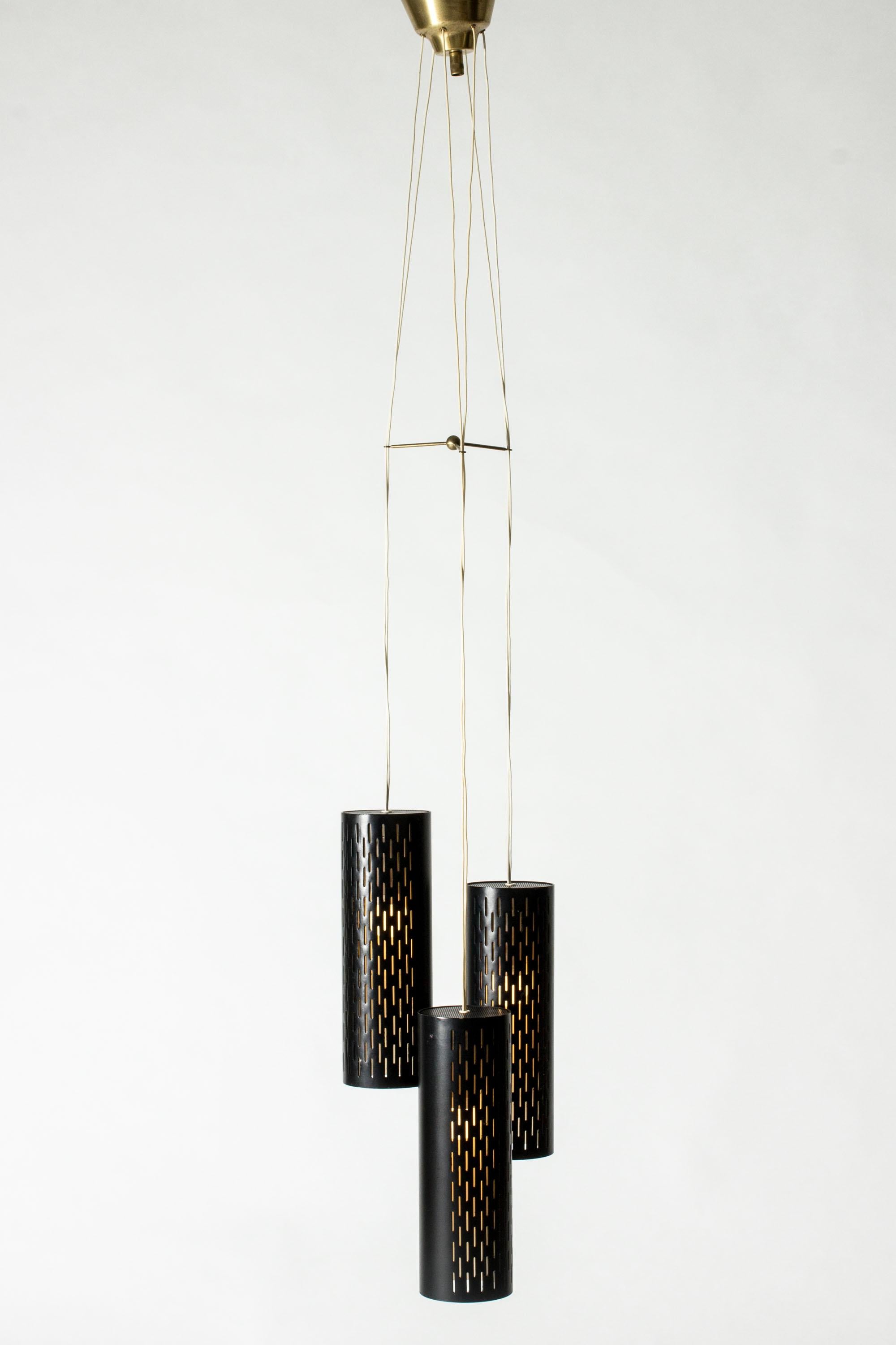 Lampada a sospensione modernista di Hans Bergström, Ateljé Lyktan, Svezia, anni '50 In condizioni buone in vendita a Stockholm, SE