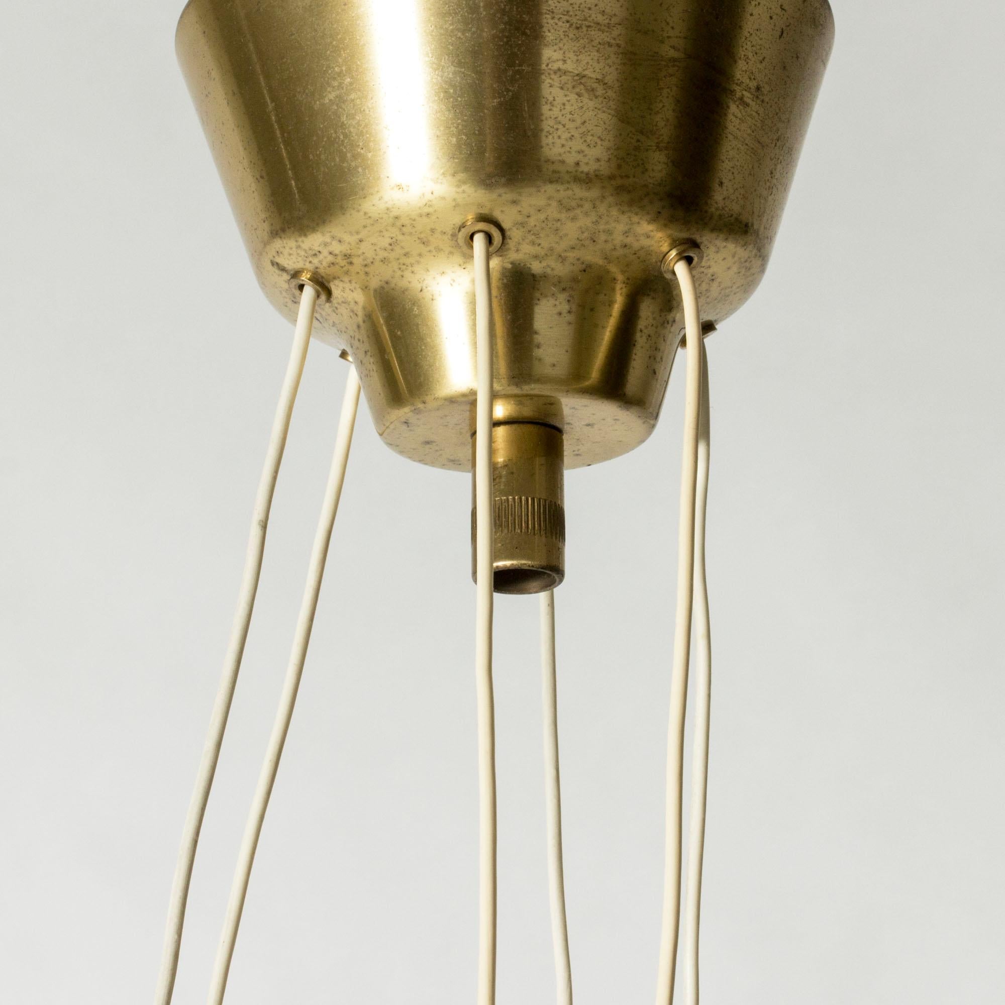 Lampada a sospensione modernista di Hans Bergström, Ateljé Lyktan, Svezia, anni '50 in vendita 1