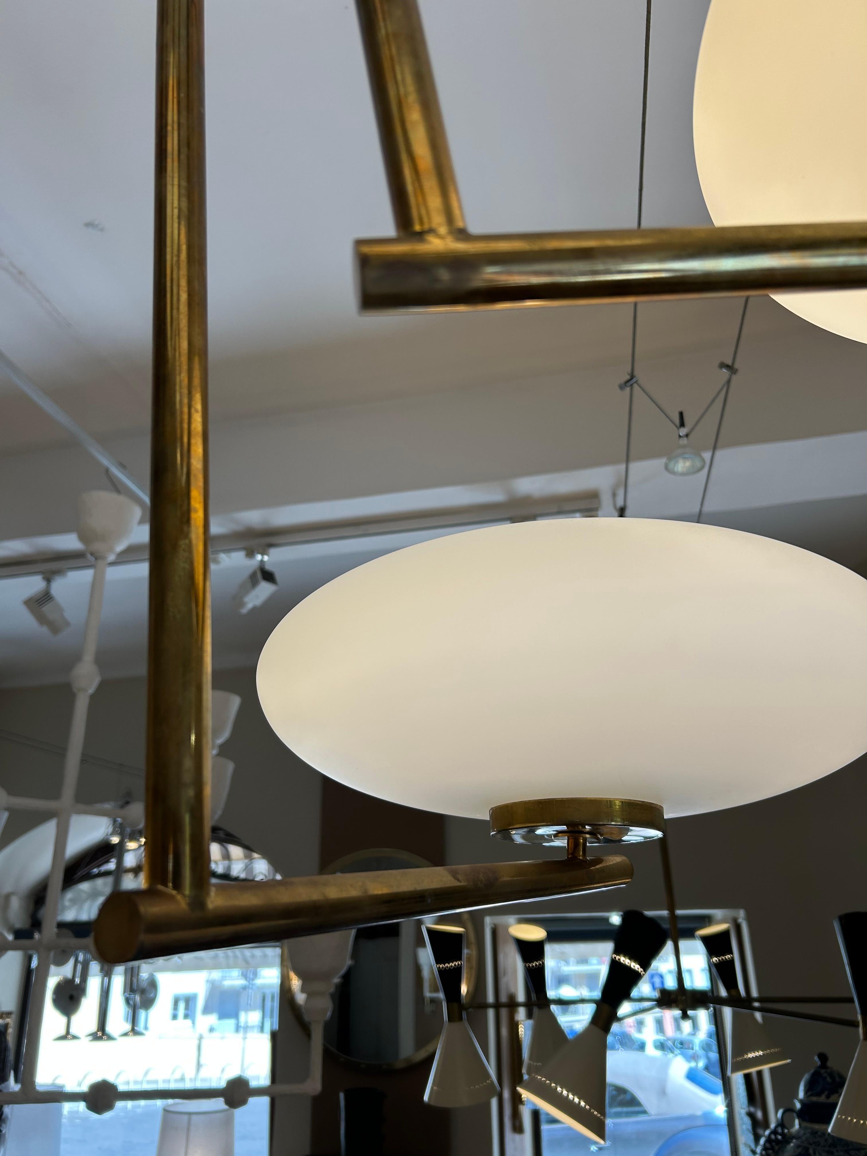Lampada a sospensione modernista , Metà secolo in vendita 2