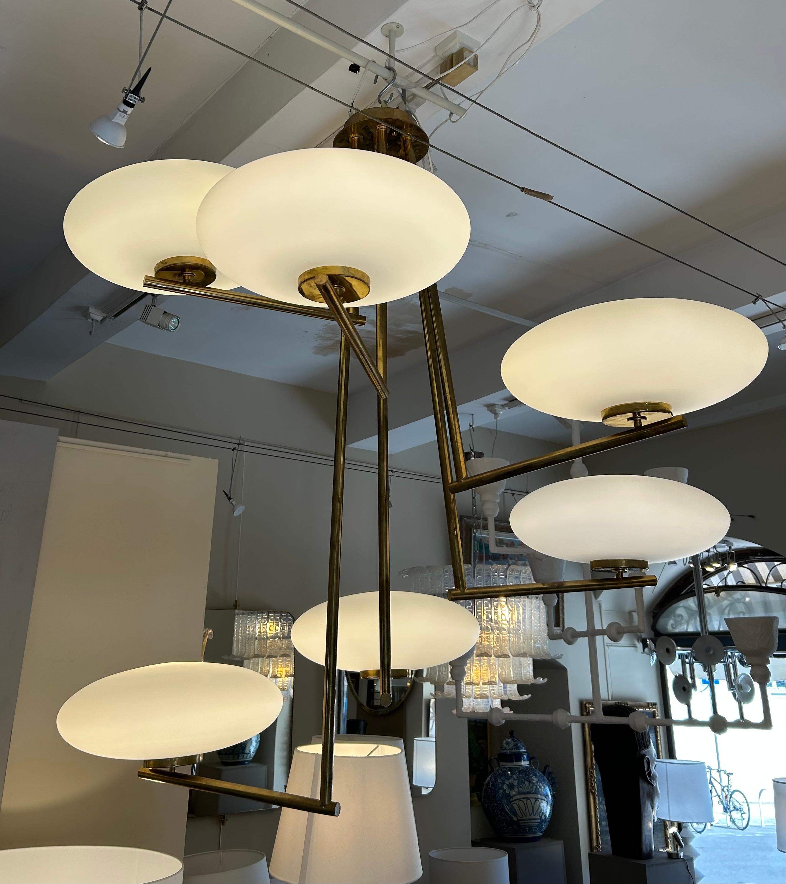 Lampada a sospensione modernista , Metà secolo in vendita 5