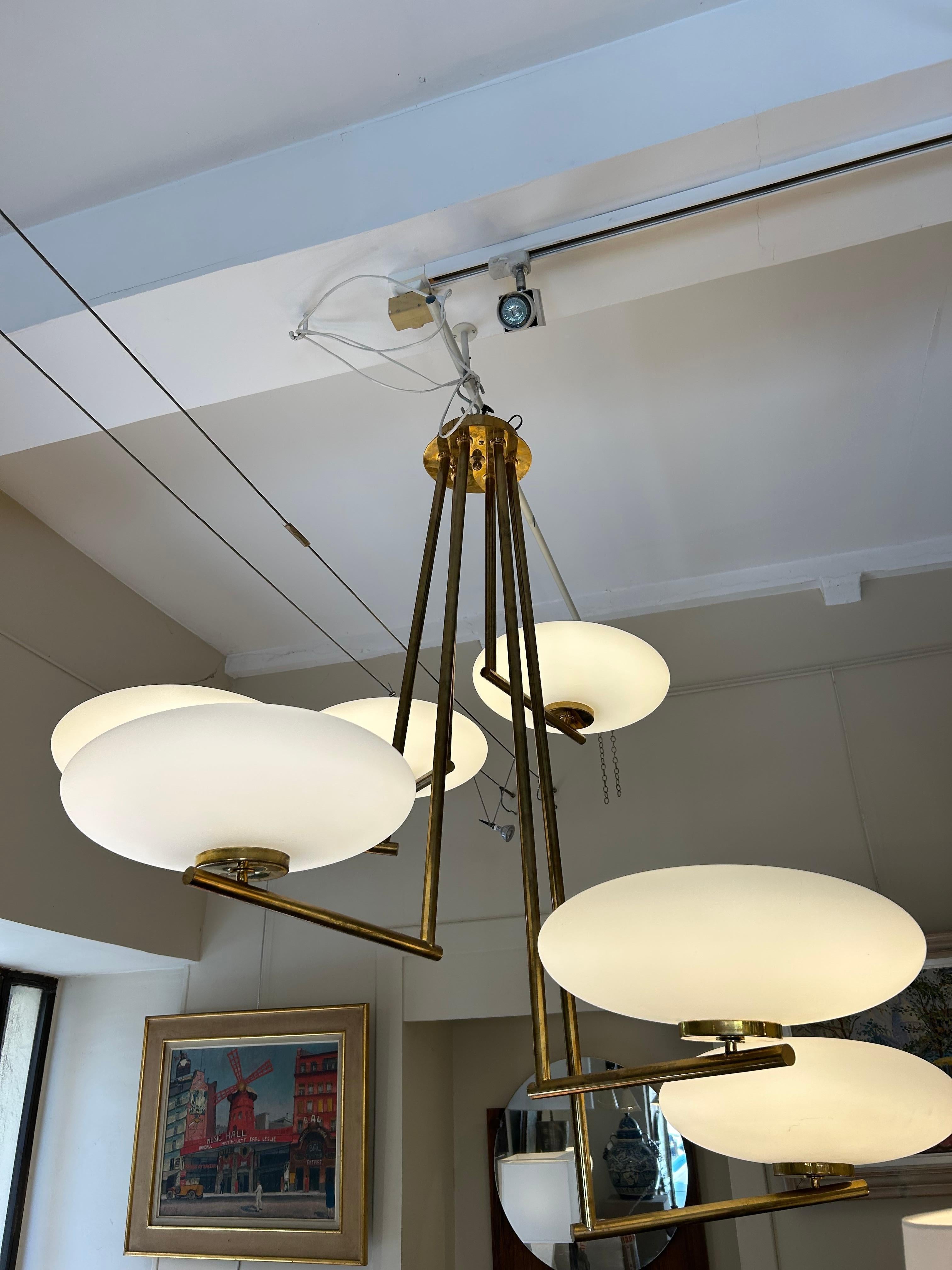 Lampada a sospensione modernista , Metà secolo in vendita 6