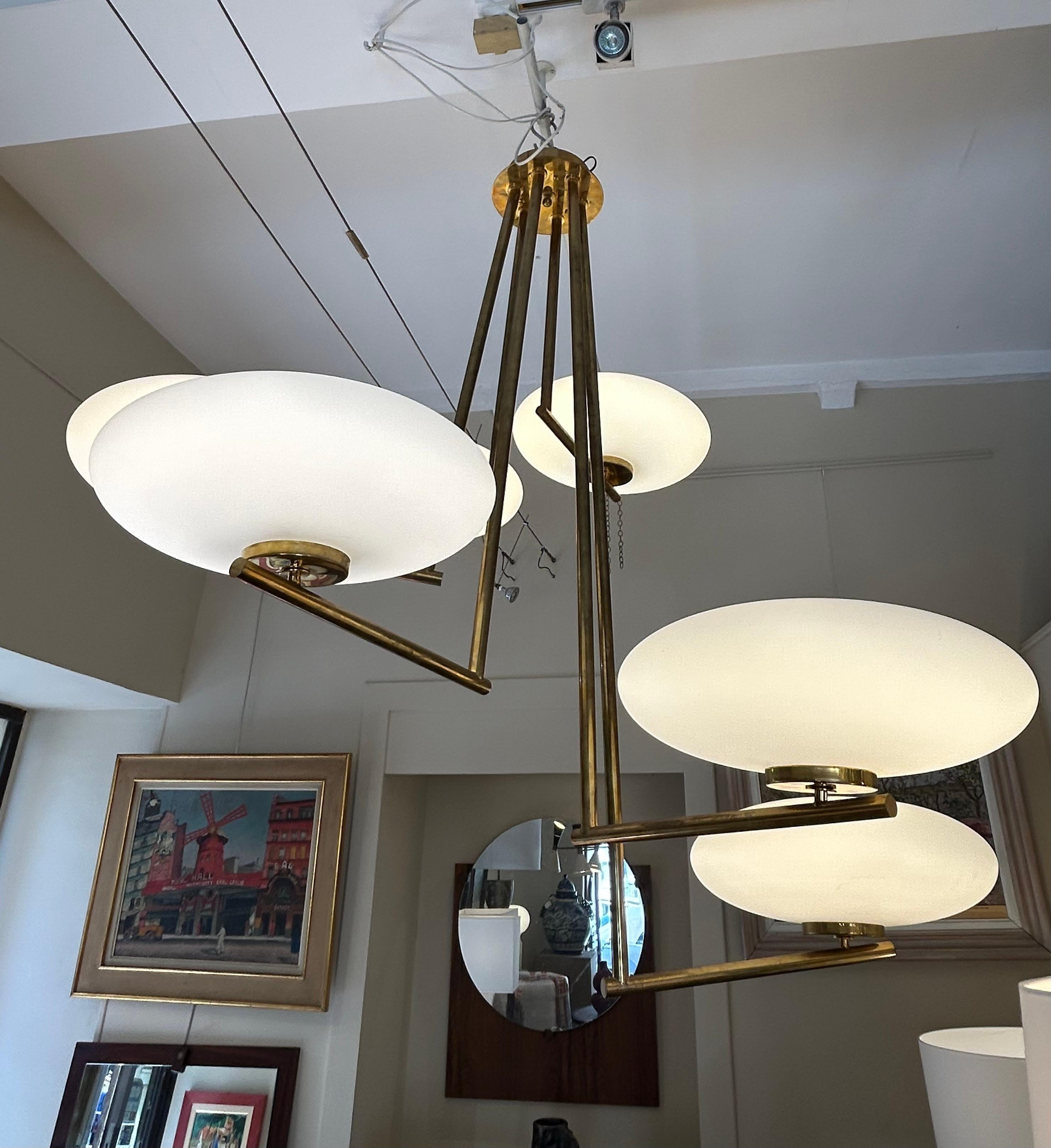 Altro Lampada a sospensione modernista , Metà secolo in vendita