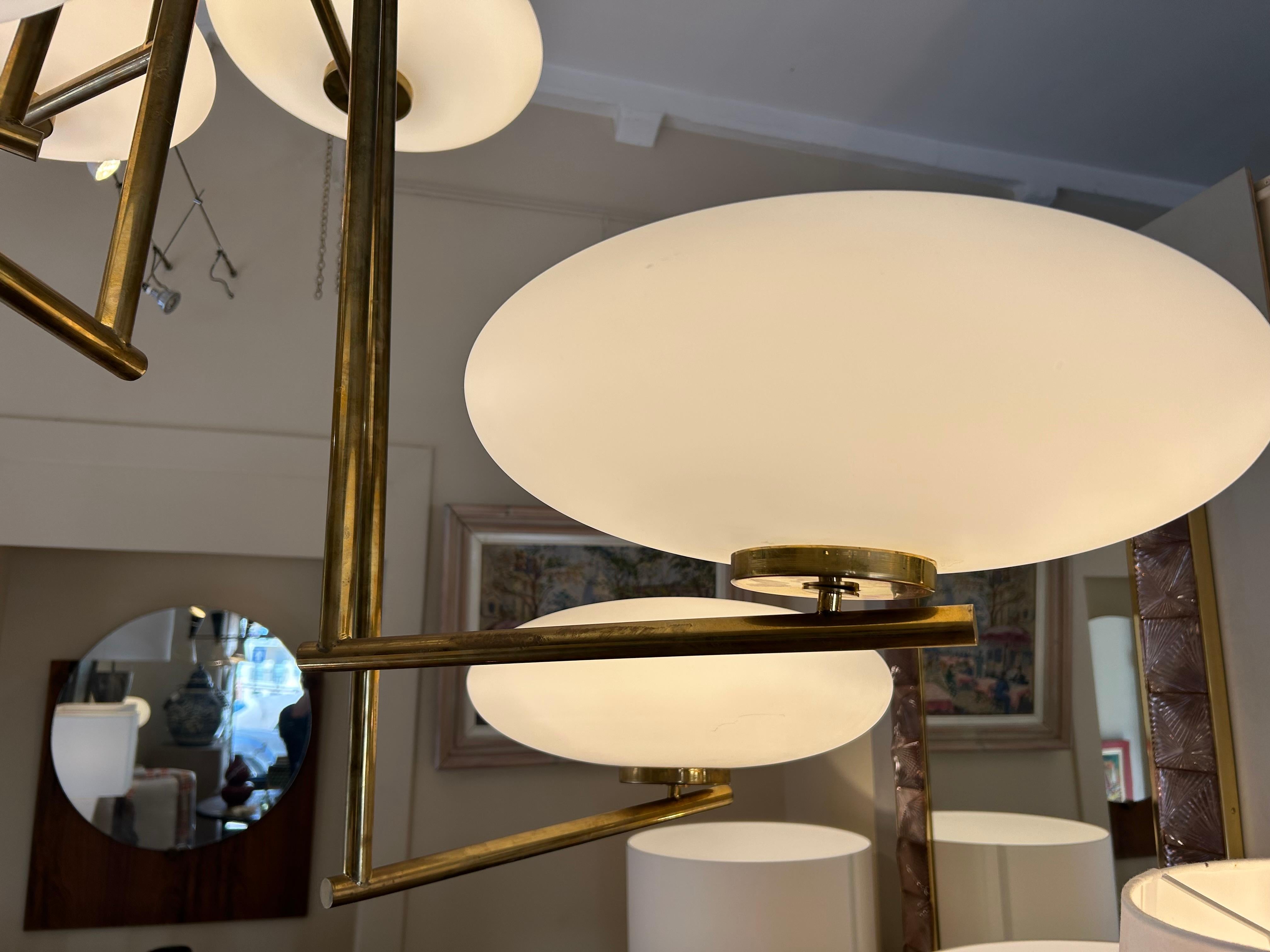 Lampada a sospensione modernista , Metà secolo in vendita 1