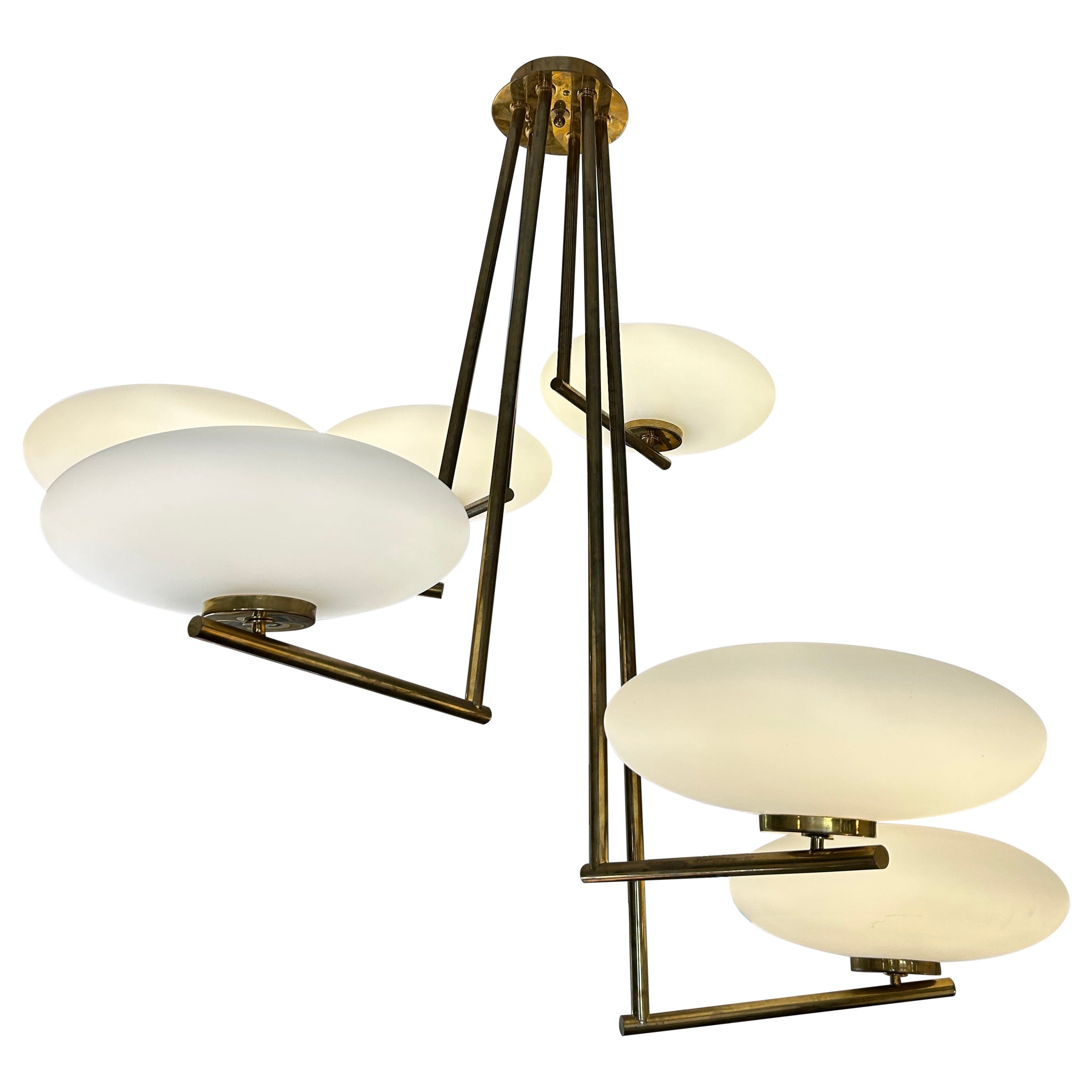 Lampada a sospensione modernista , Metà secolo in vendita