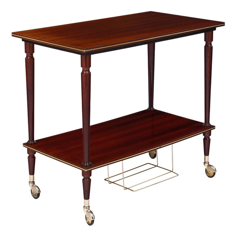 Modernist Period French Vintage Tea Cart at 1stDibs