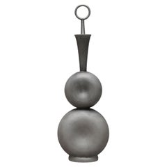 Modernistische Zinnflaschenskulptur von Gunnar Havstad, Norwegen, 1950er Jahre
