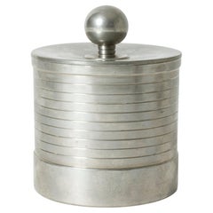 Modernist Pewter Jar from GAB, Sweden, 1935