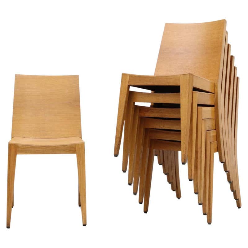 Midcentury Style Bentwood Stacking Chairs For Sale at 1stDibs