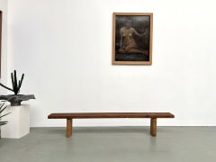Modernist pine bench Circa 1950