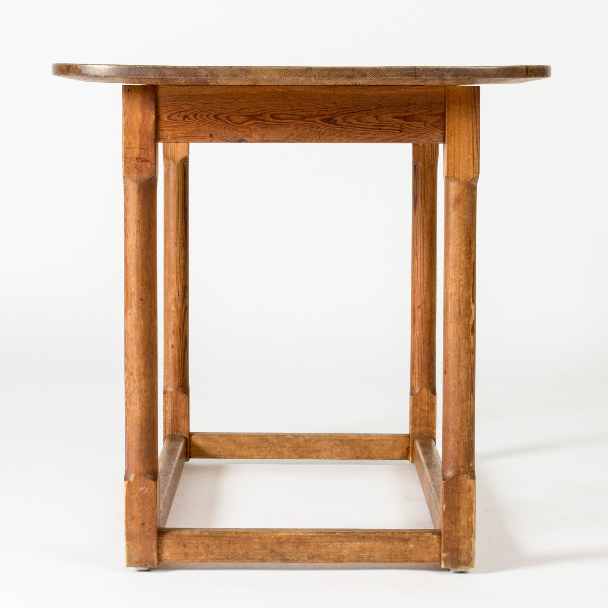 Modernistischer Konsolentisch aus Kiefernholz von Carl Malmsten, Schweden, 1930er Jahre (Schwedisch)