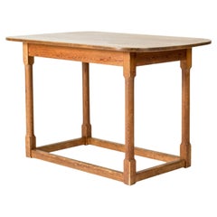 Modernistischer Konsolentisch aus Kiefernholz von Carl Malmsten, Schweden, 1930er Jahre