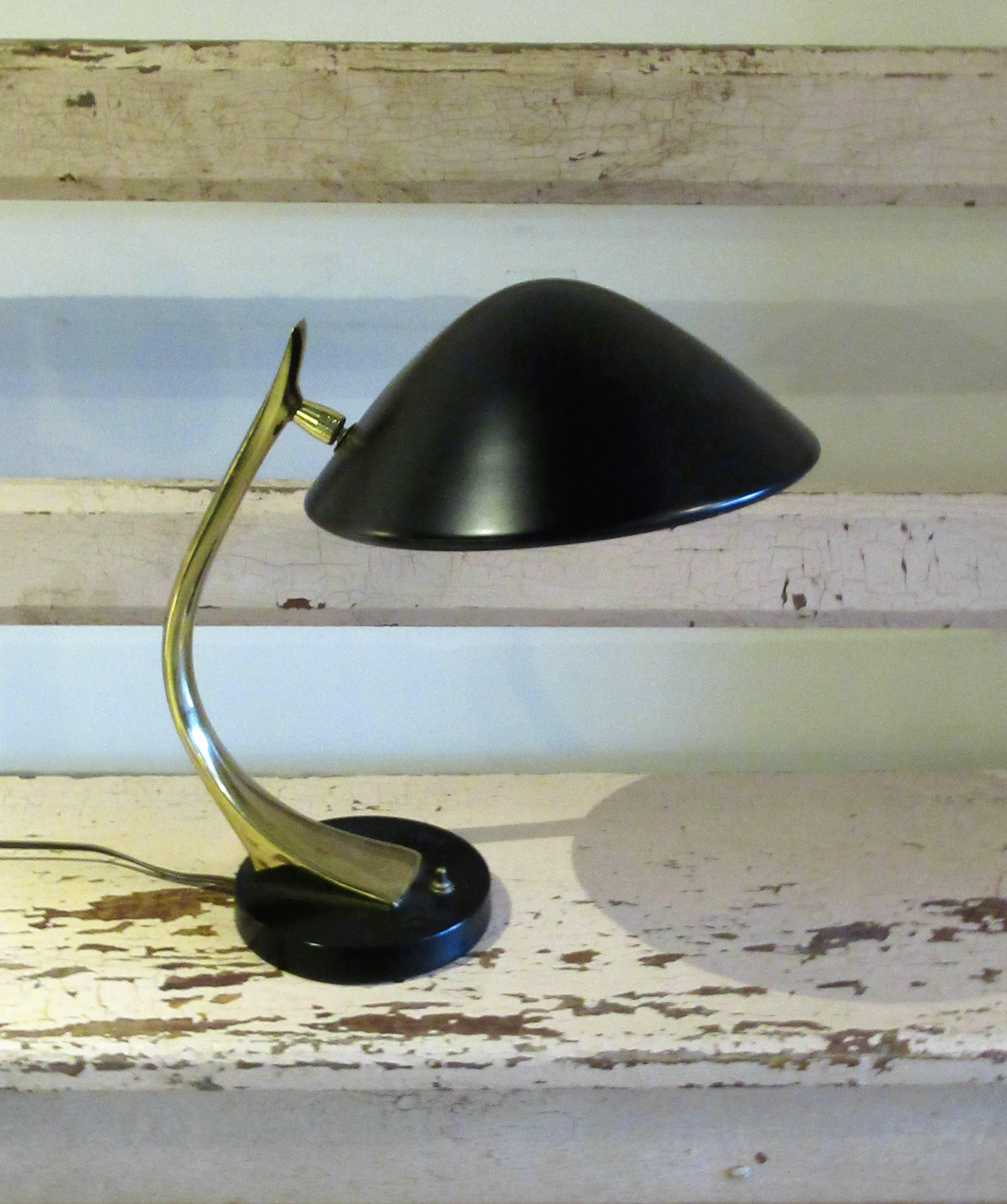 Modernist Pivoting Arc Table Lamp by Laurel 2