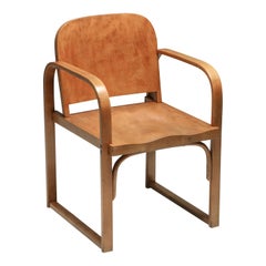 Modernist Plywood Armchair Early 20th Century by Tatra