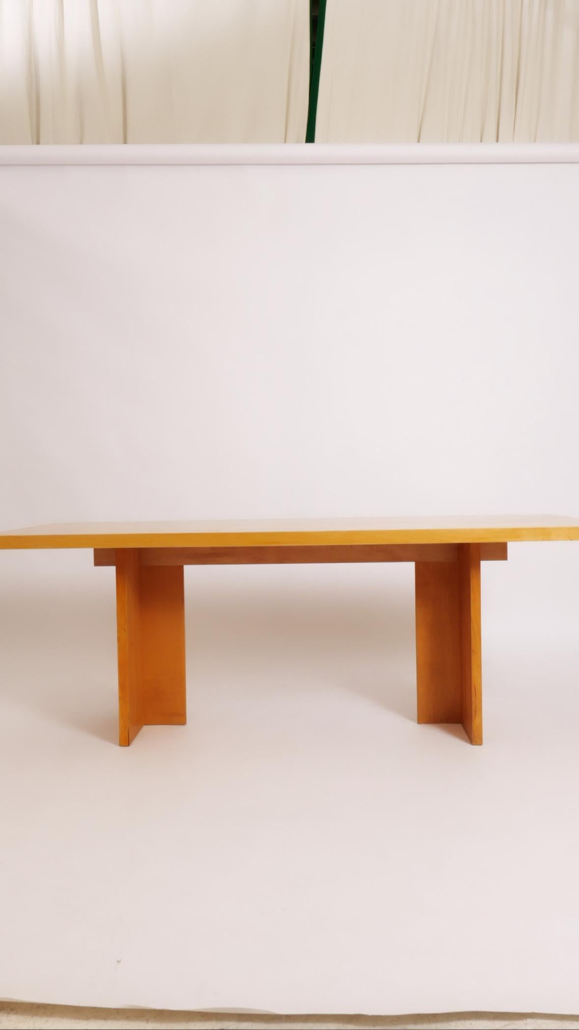 Modernist Plywood Dining Set after Donald Judd 4