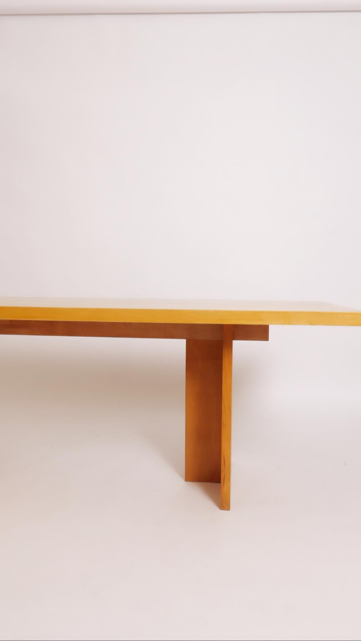 Modernist Plywood Dining Set after Donald Judd 5