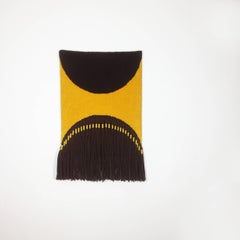 Modernist Pop Art Macramee Wall Hanging Rug by Atelier Für Teppichkunst, 1970s