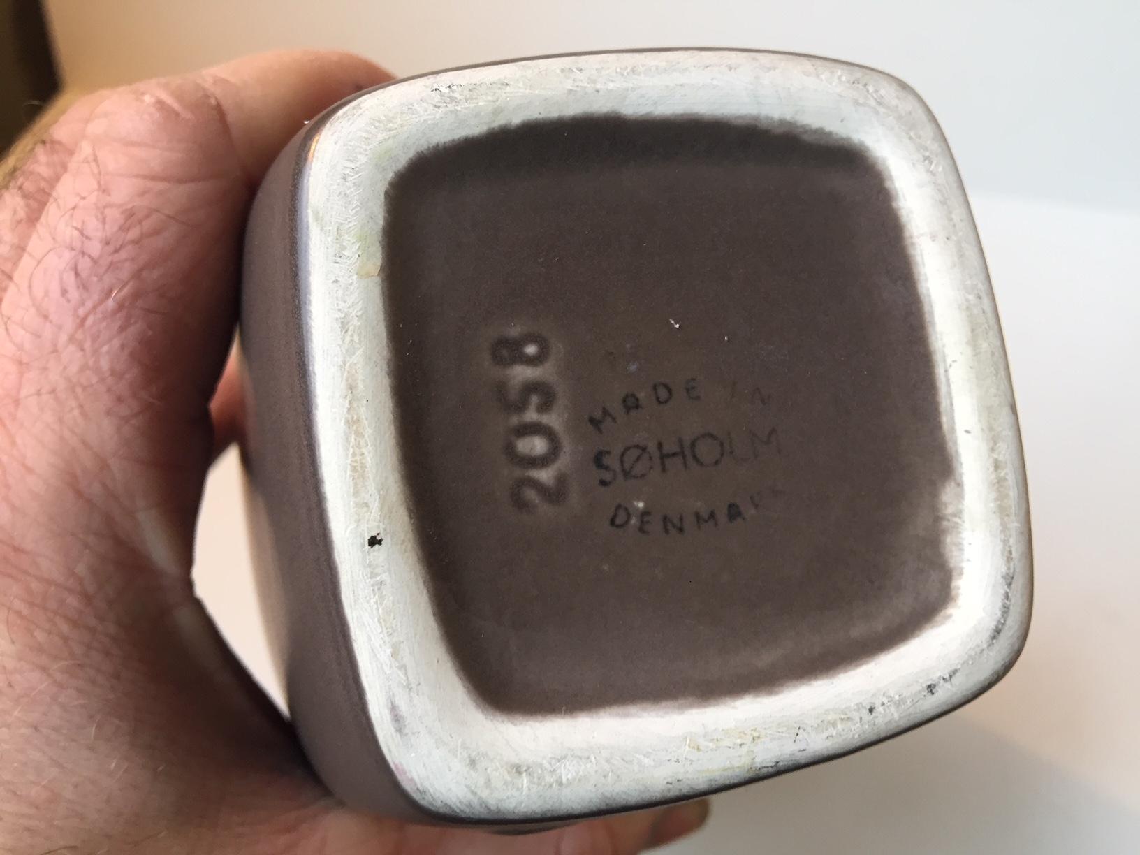 Danish Modernist Pottery Vase by Svend Aage Holm-Sørensen for Søholm, 1950s