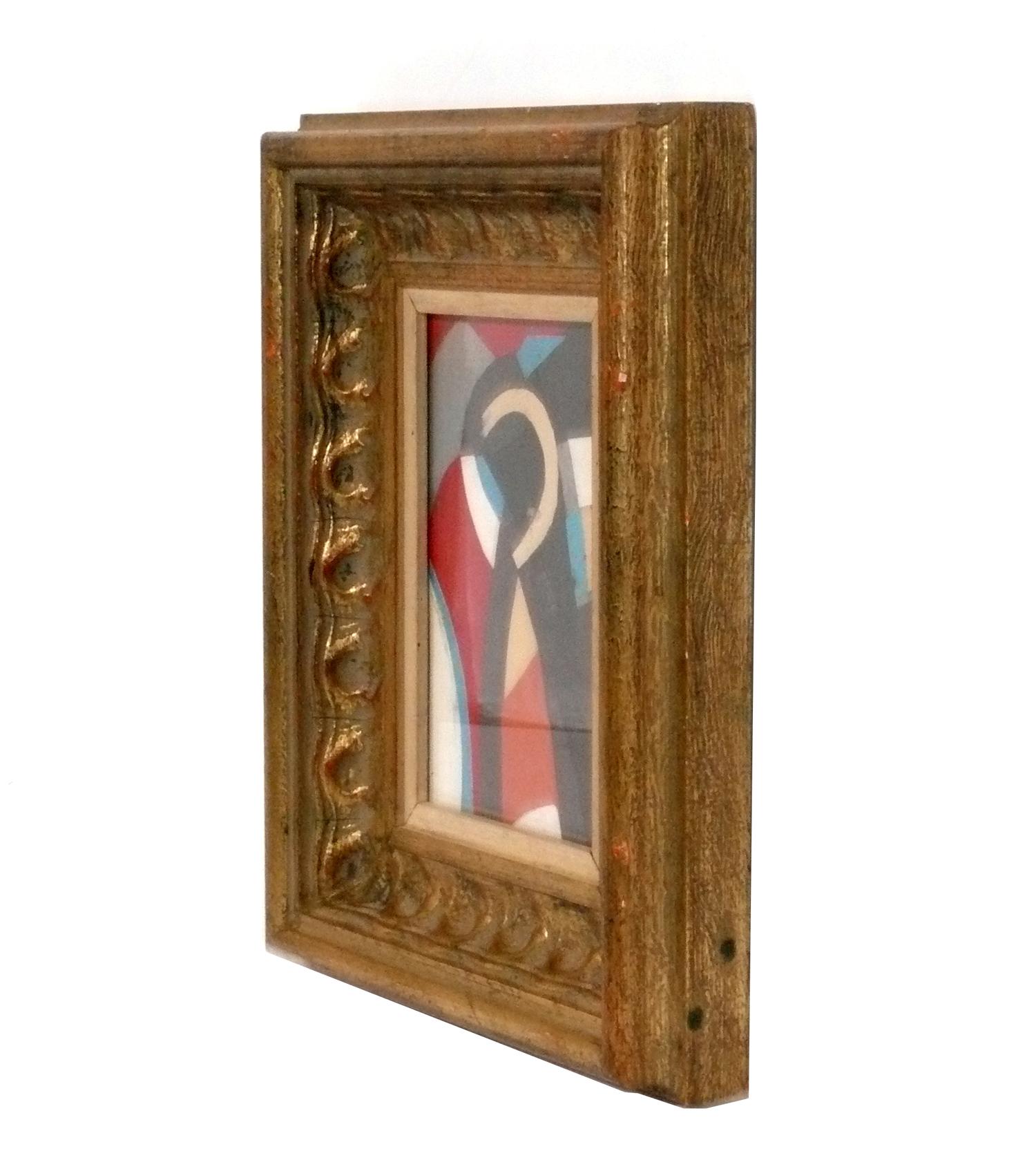 Modernist Prints in Vintage Gilt Frames Picasso Miro Fogel For Sale 1