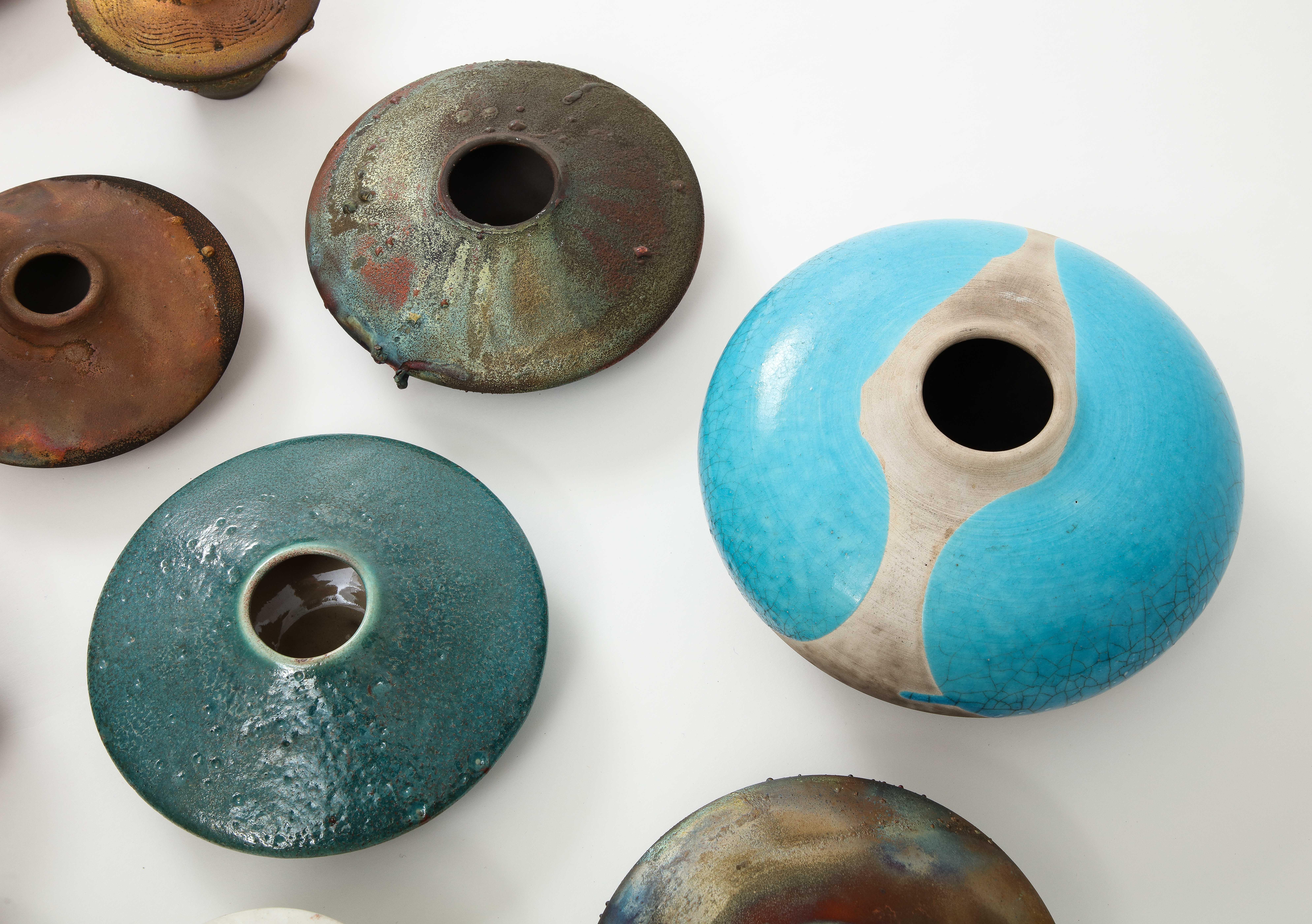 Modernist Raku Pottery Collection 6