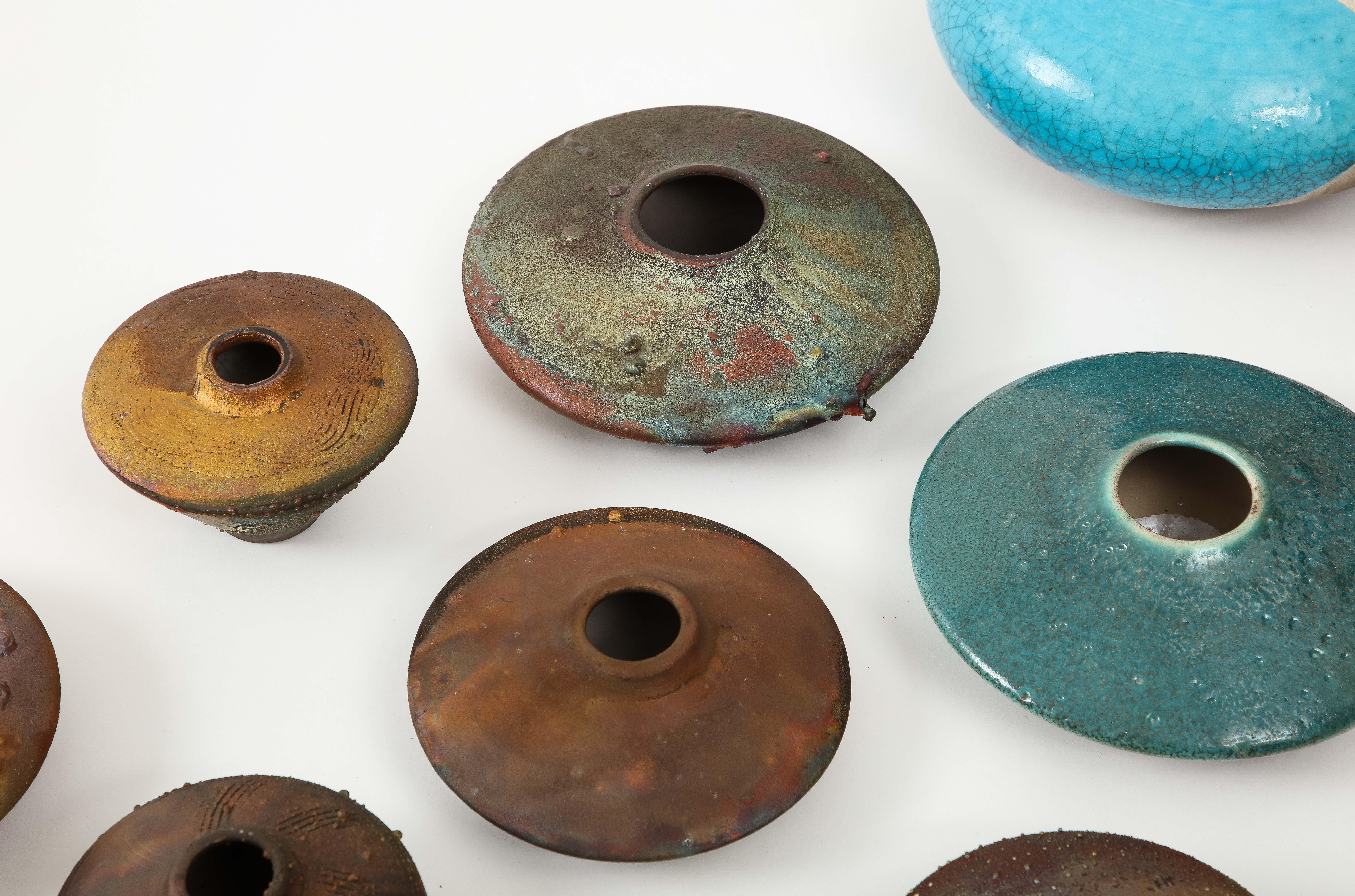Modernist Raku Pottery Collection 9