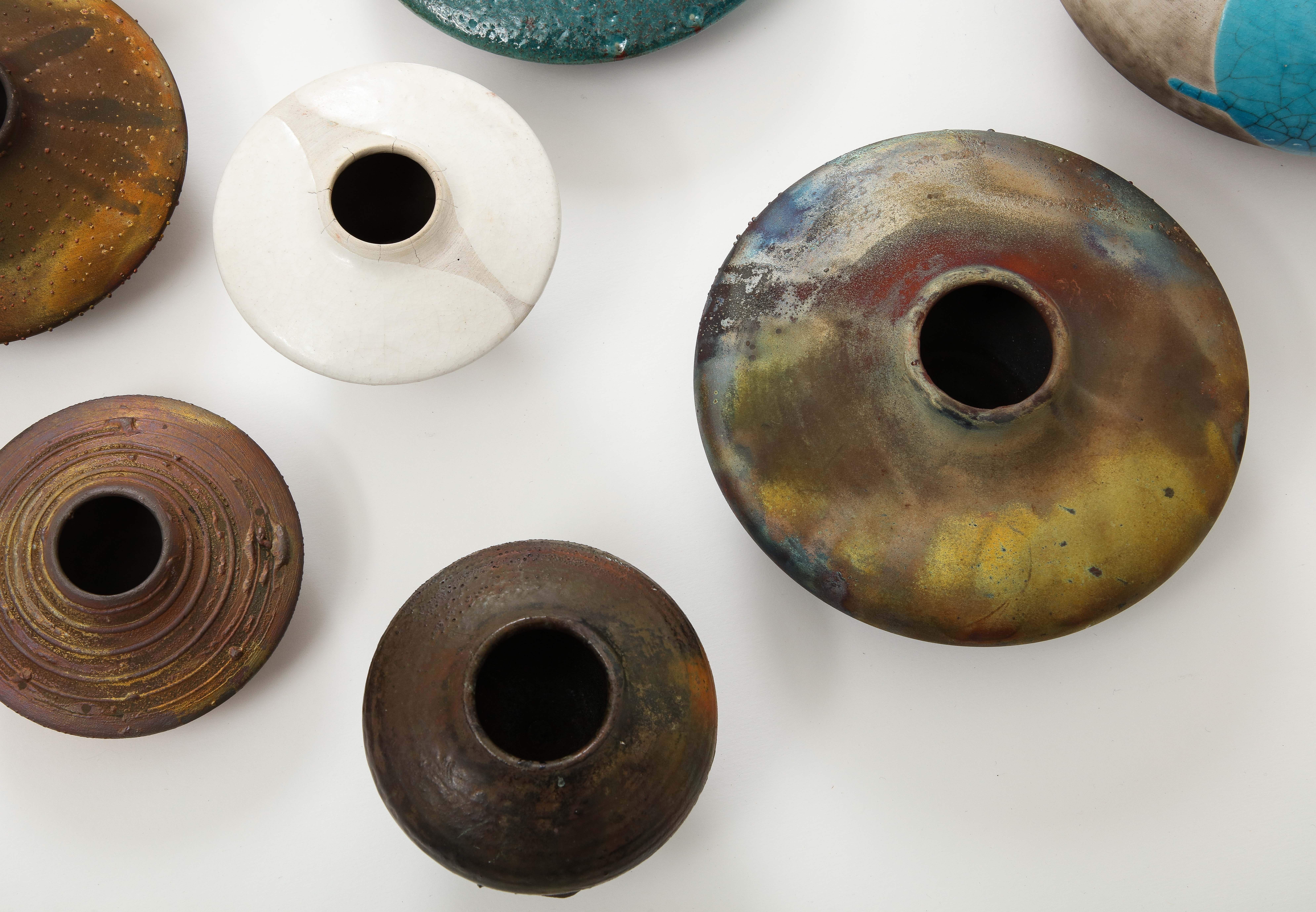 Collection de poteries modernistes Raku en vente 10