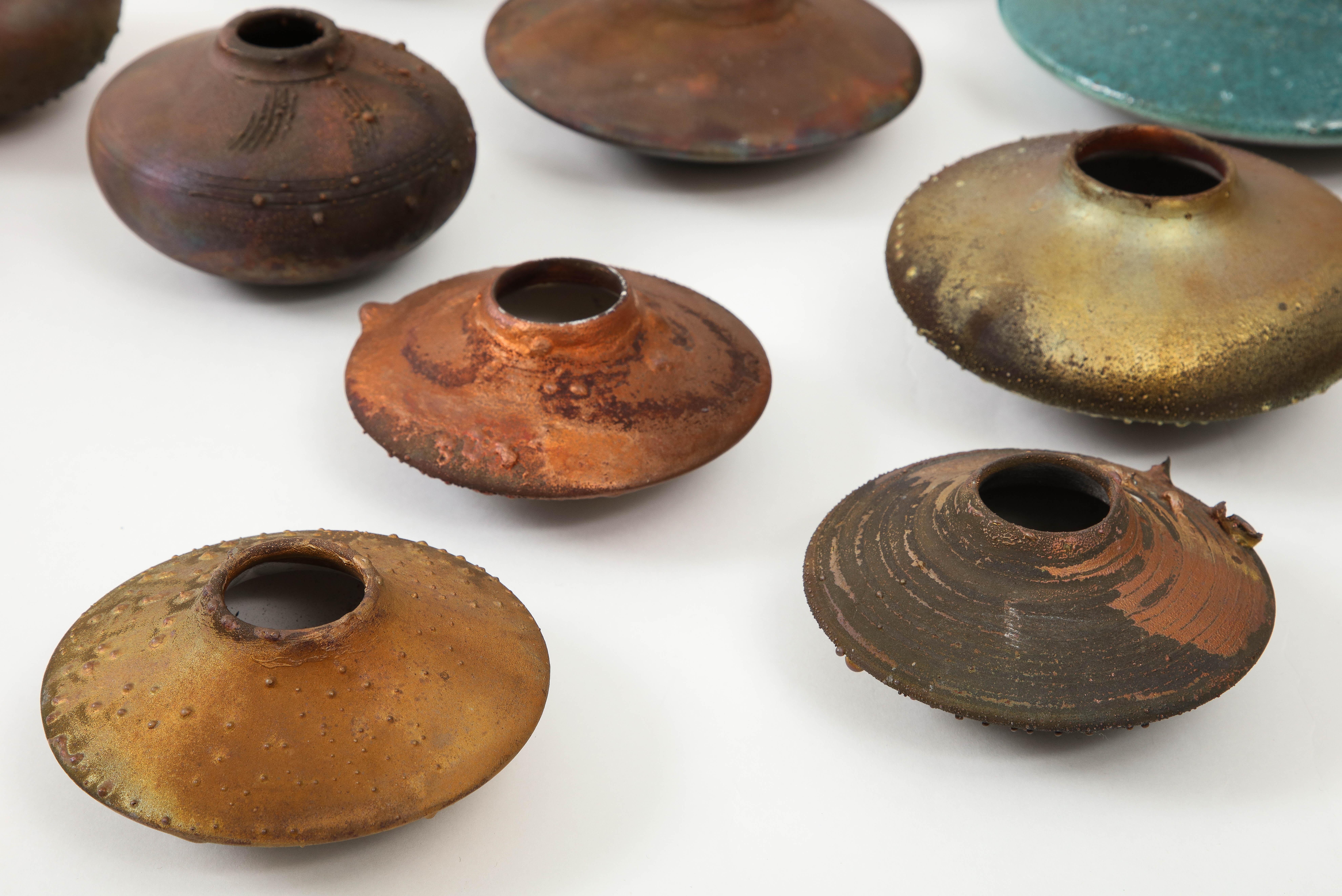 Collection de poteries modernistes Raku en vente 2