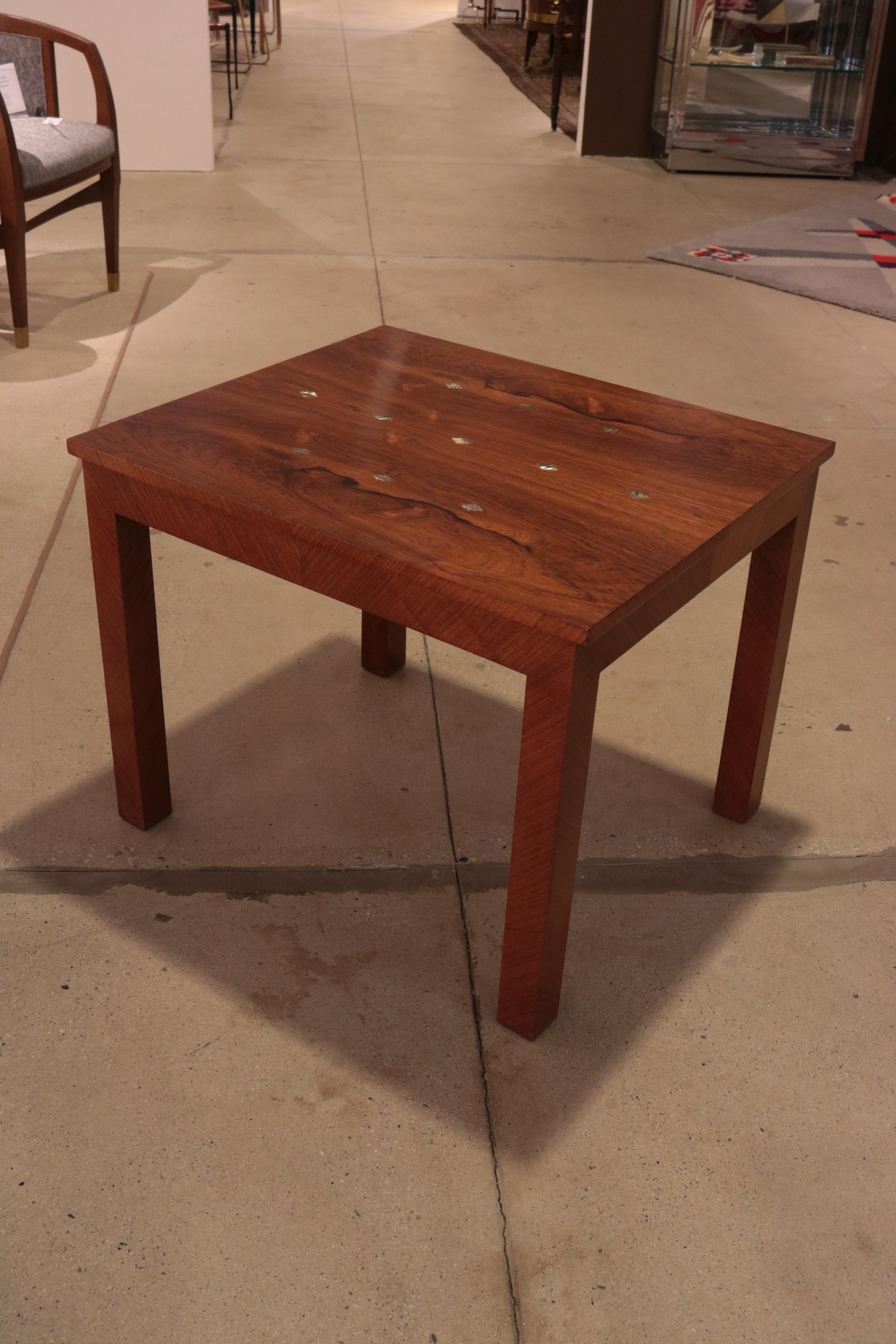 Modernist Rectangular Side Table In Good Condition For Sale In New York, NY