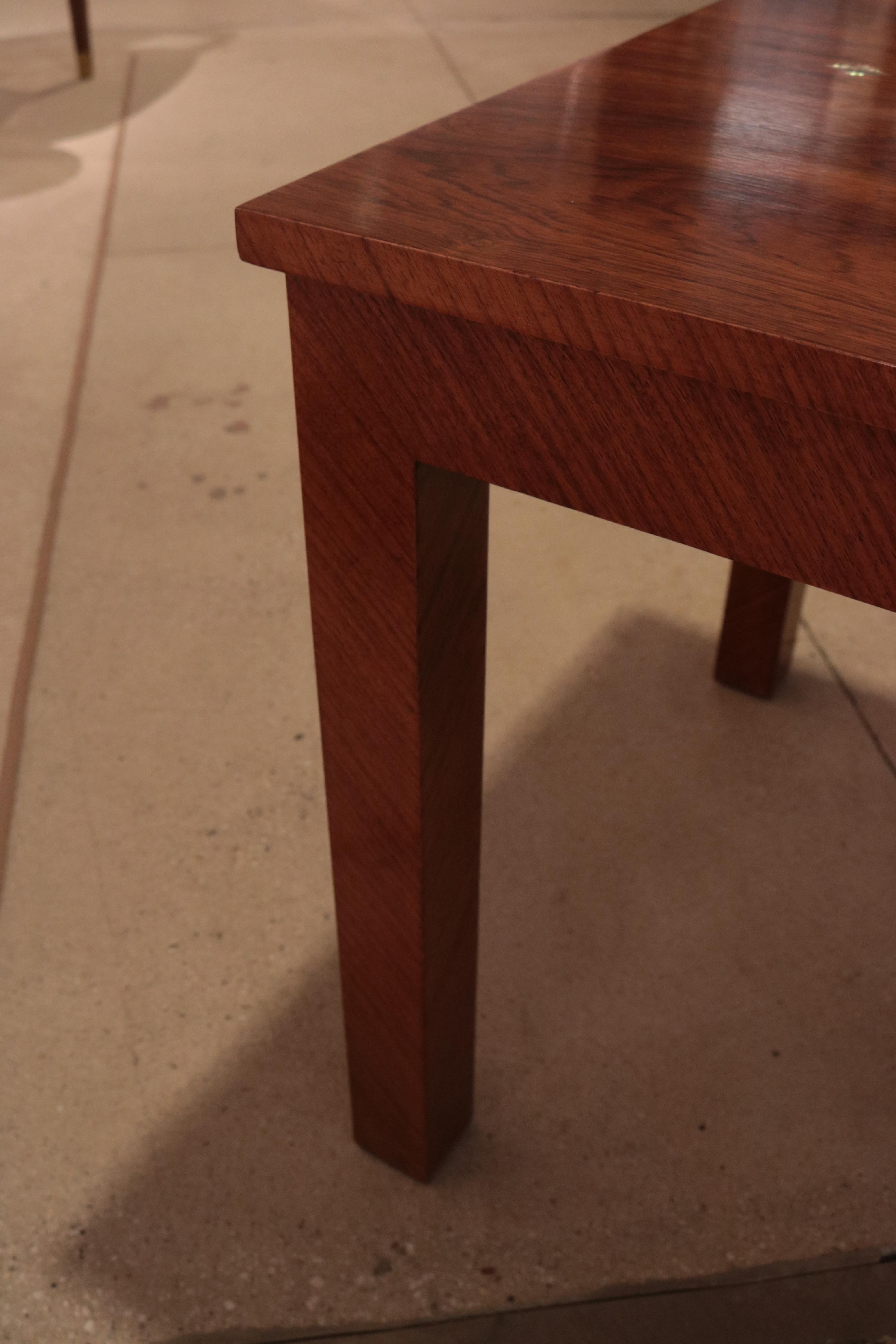 Palisander Modernist Rectangular Side Table For Sale