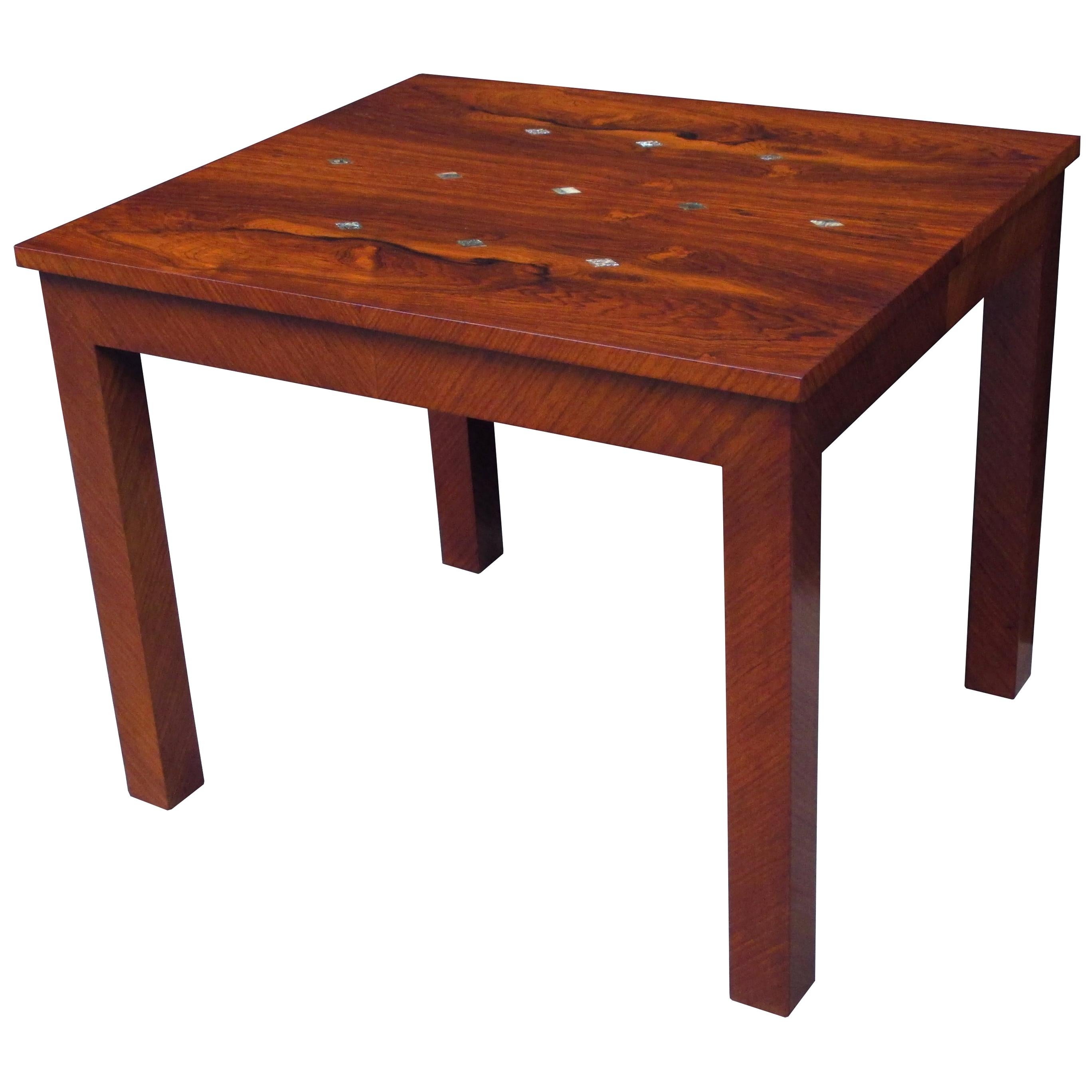 Modernist Rectangular Side Table For Sale