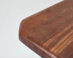 Modernist Redwood Bar Stools, c1970