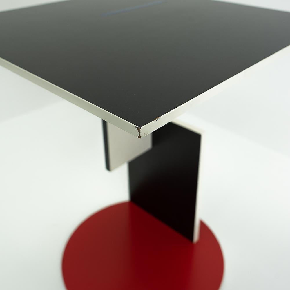 Dutch Modernist Rietveld Schroeder 1 Side Table by Cassina, 1970s