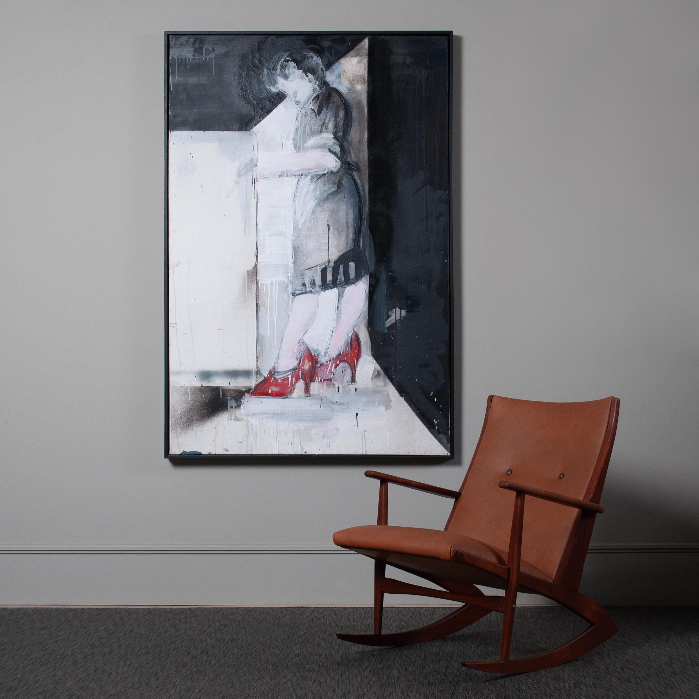 Modernist Rocking Chair, Soren Georg Jensen, 1950's For Sale 3
