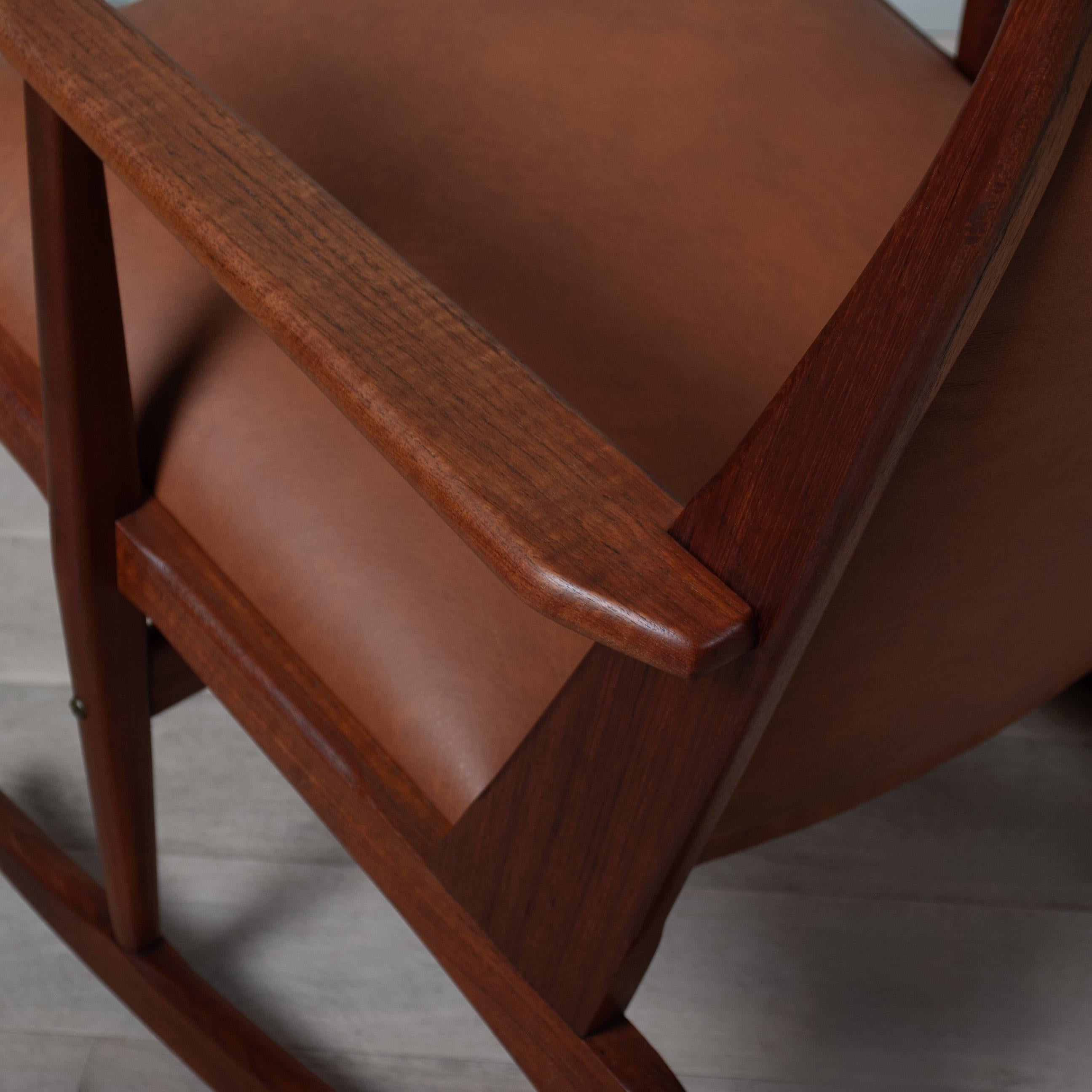 Modernist Rocking Chair, Soren Georg Jensen, 1950's For Sale 2