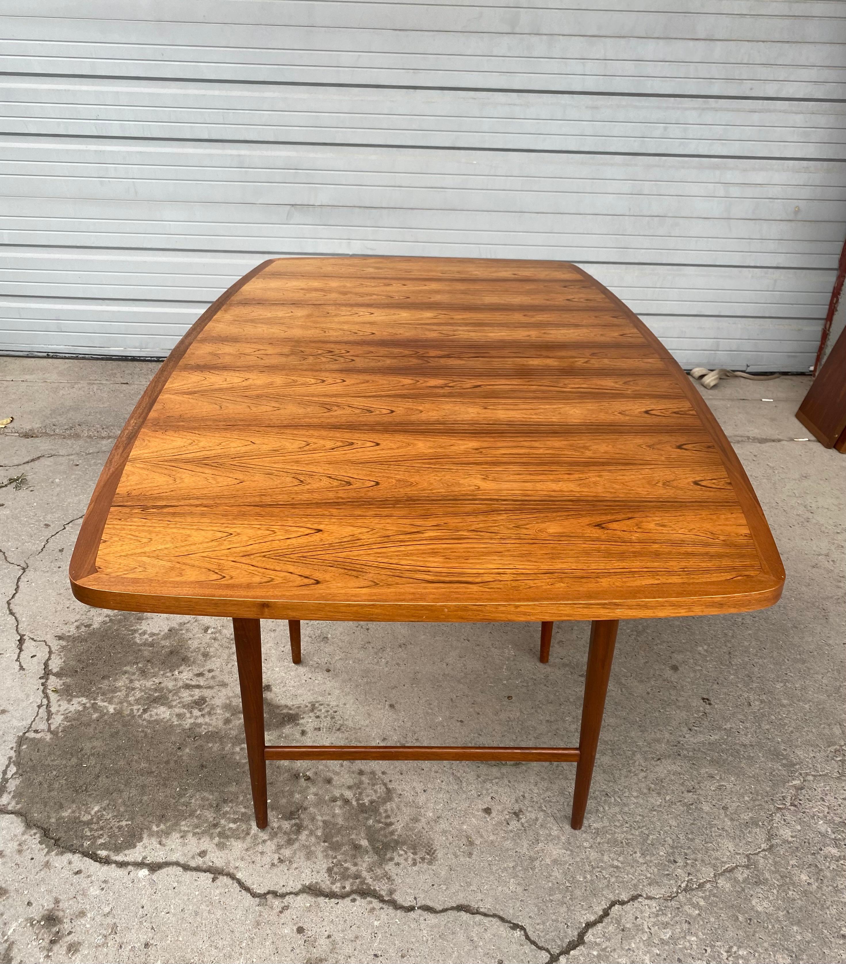 Mid-Century Modern Modernist Rosewood Dining Table 
