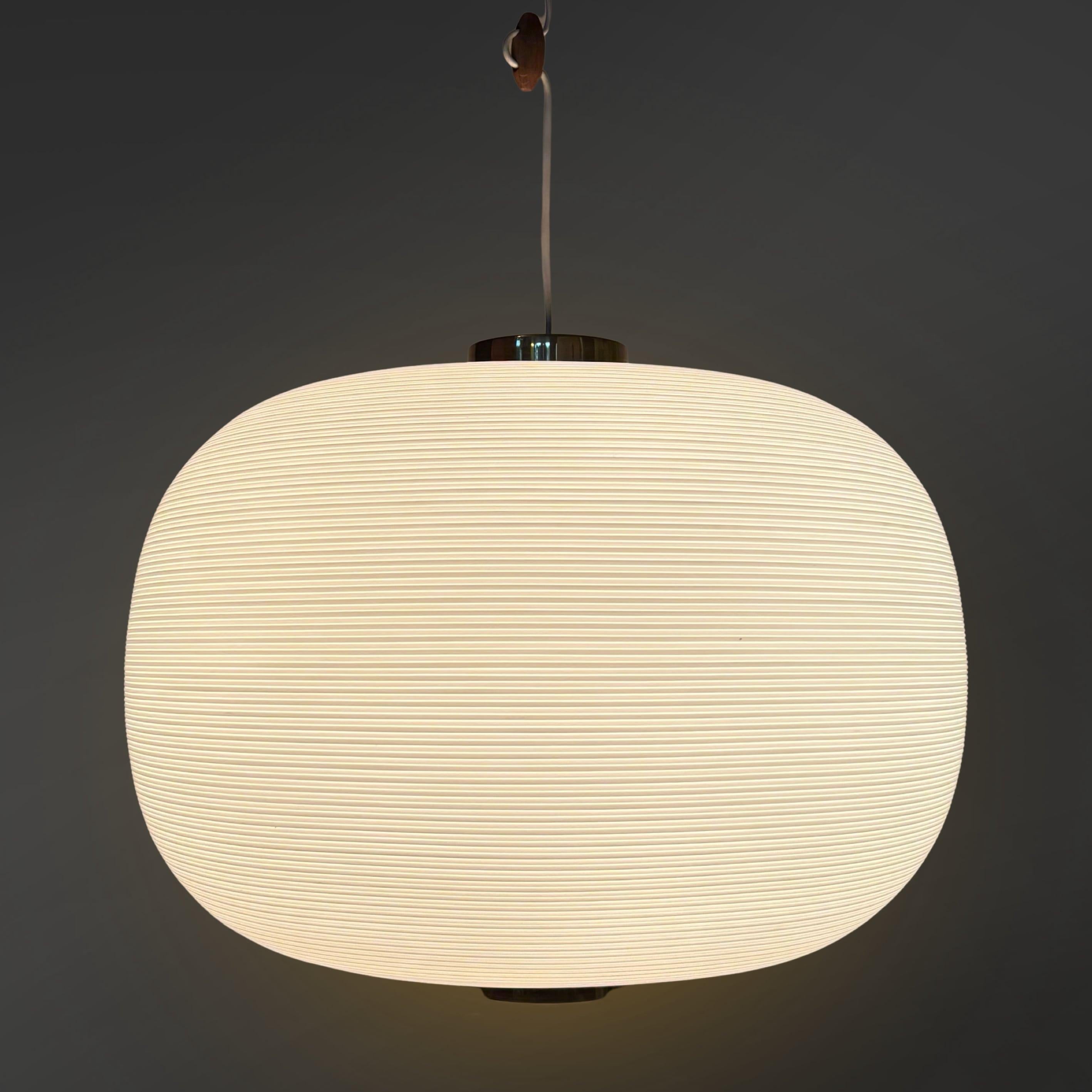 Scandinavian Modern Modernist Rotoflex pendant lamp TR-67, Alf Svensson, Bergboms, Sweden, 1960s For Sale