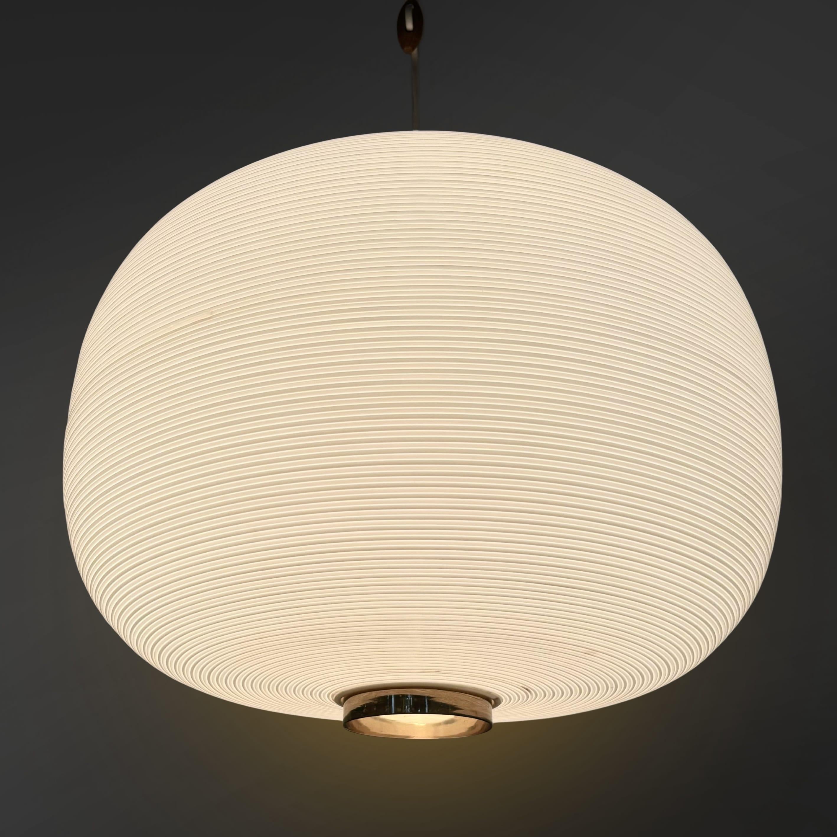 Mid-20th Century Modernist Rotoflex pendant lamp TR-67, Alf Svensson, Bergboms, Sweden, 1960s For Sale